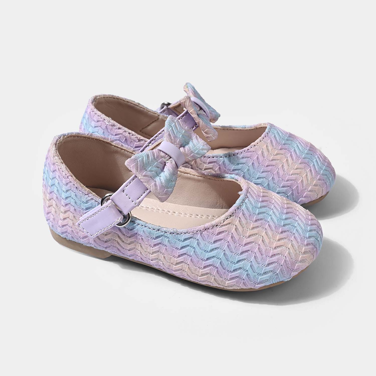 Girls Pumps ZP-098-Purple - Image 4