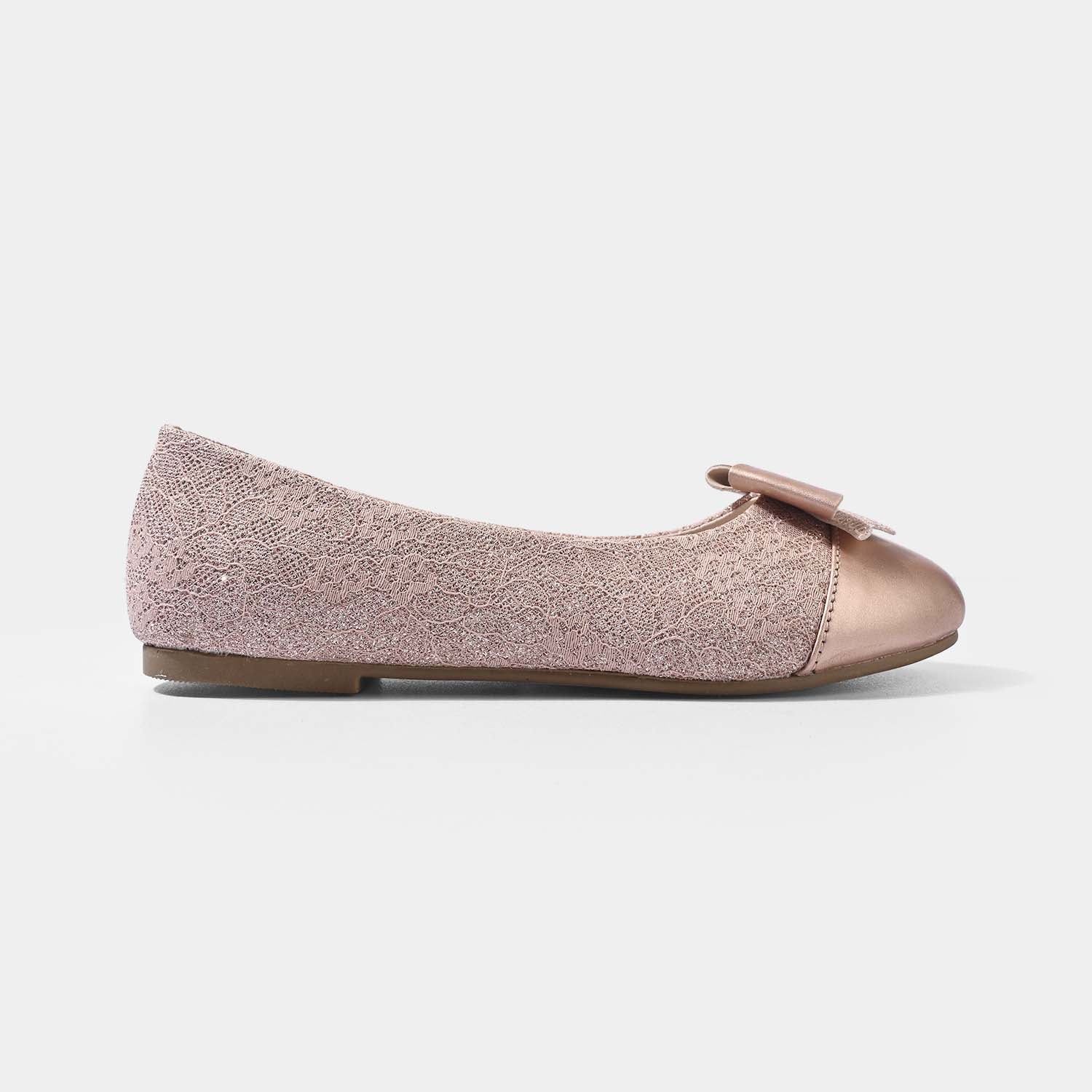 Girls Pumps ZP-099-Peach - Image 4
