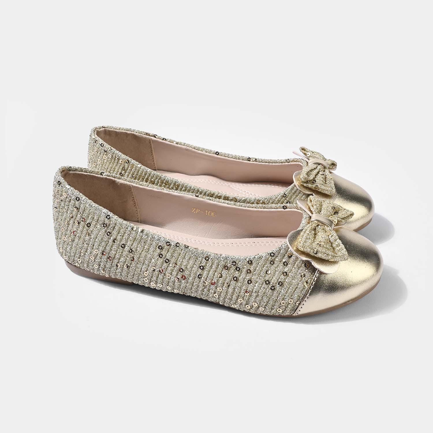 Girls Pumps ZP-100-GOLDEN - Image 3