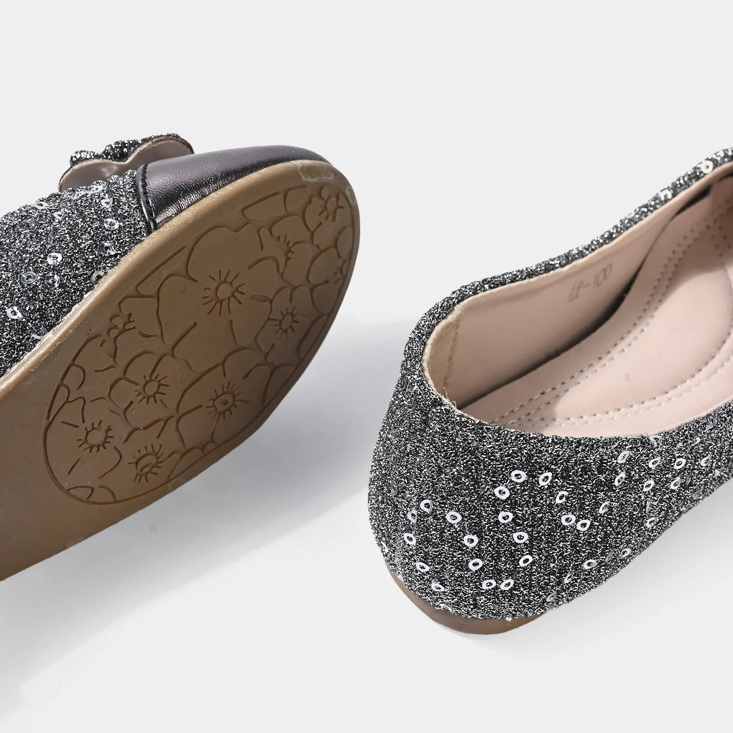 Girls Pumps ZP-100-GREY - Image 2