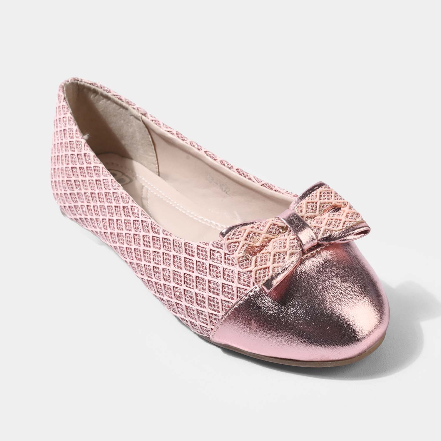 Girls Pumps ZP-102-CHAMPAGNE