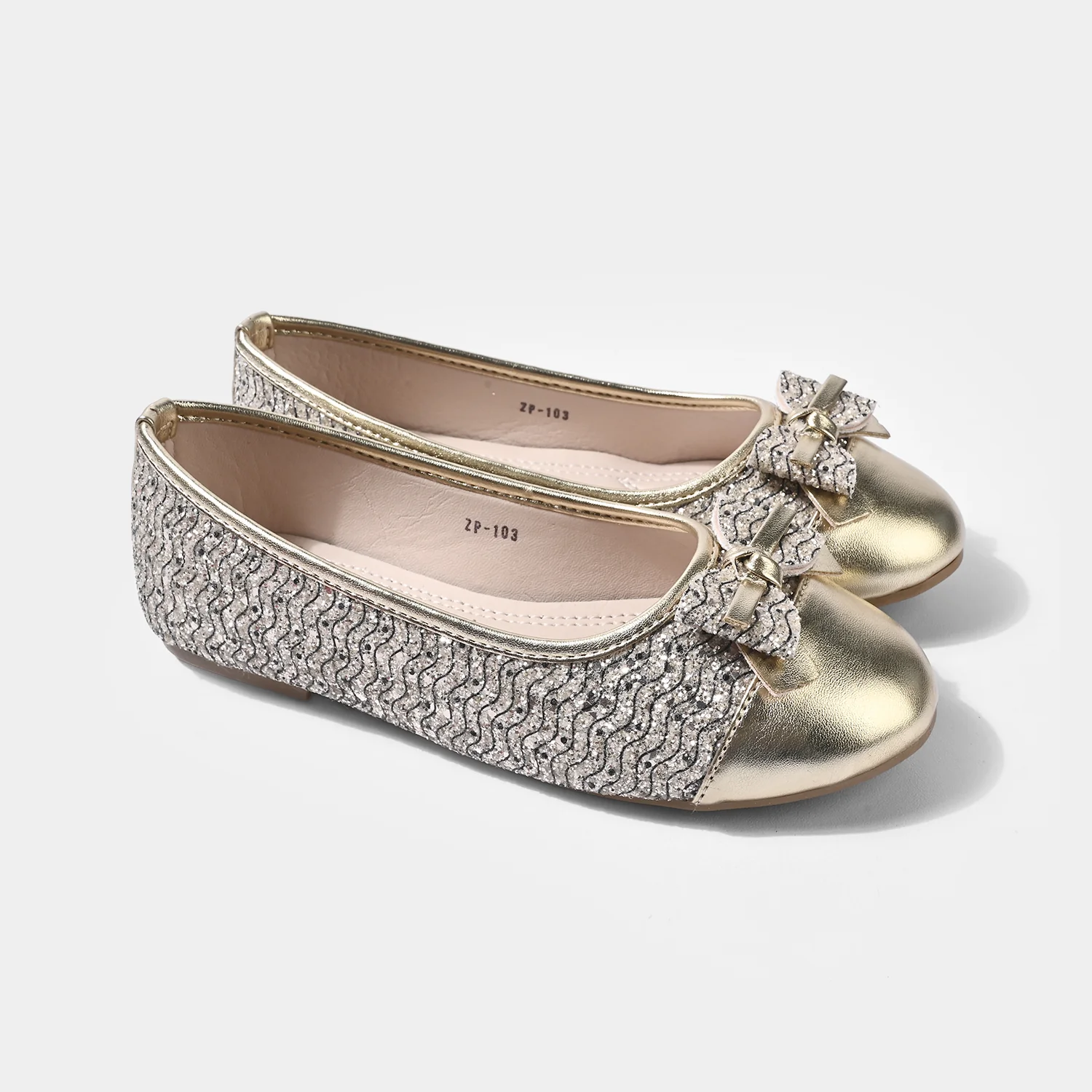 Girls Pumps ZP-103-GOLDEN - Image 3