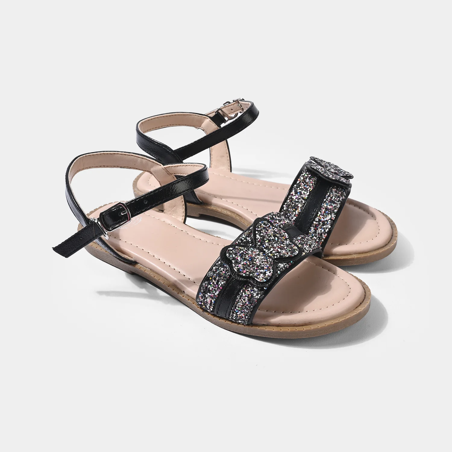Girls Sandal 1345-BLACK - Image 3