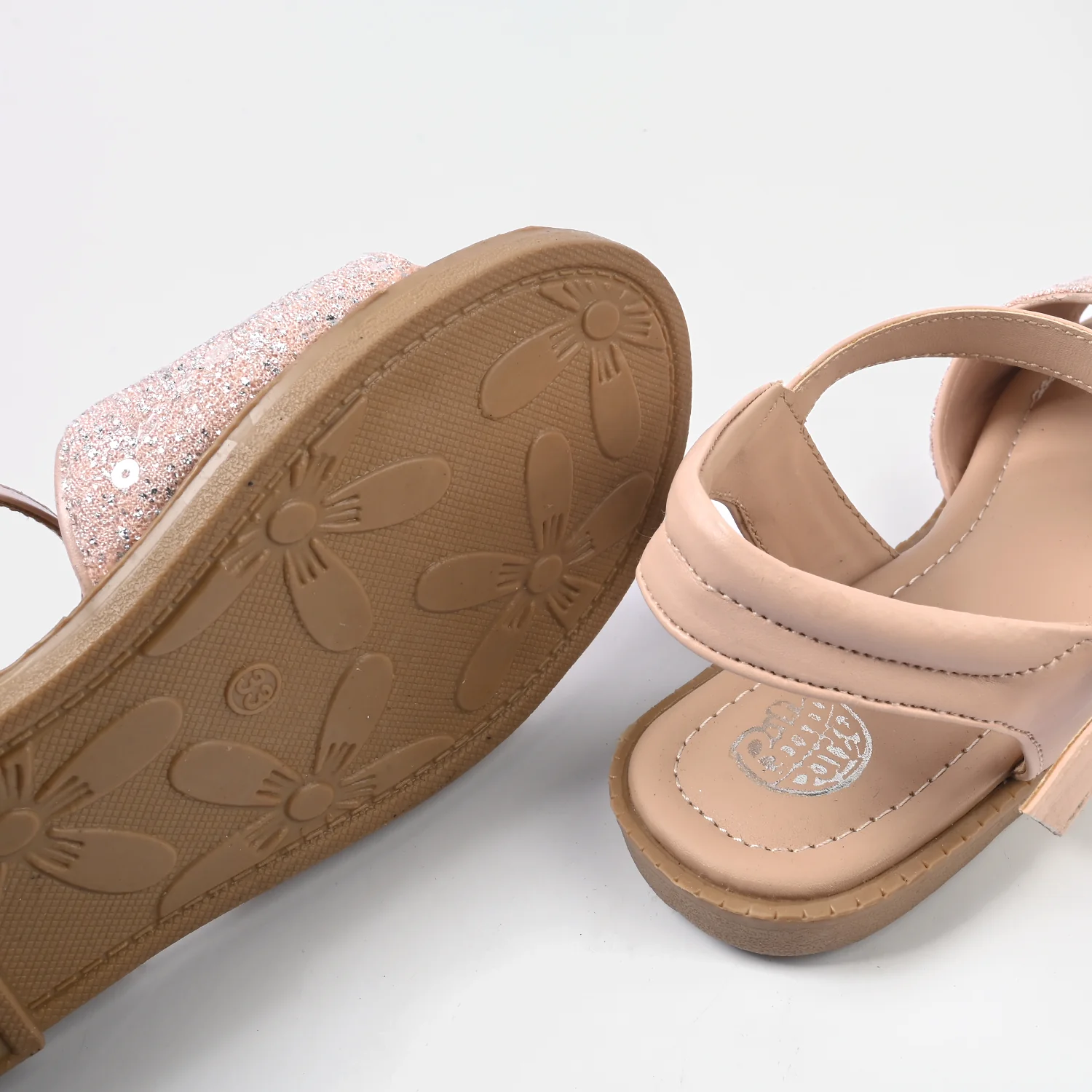 Girls Sandal 1355-Peach - Image 2