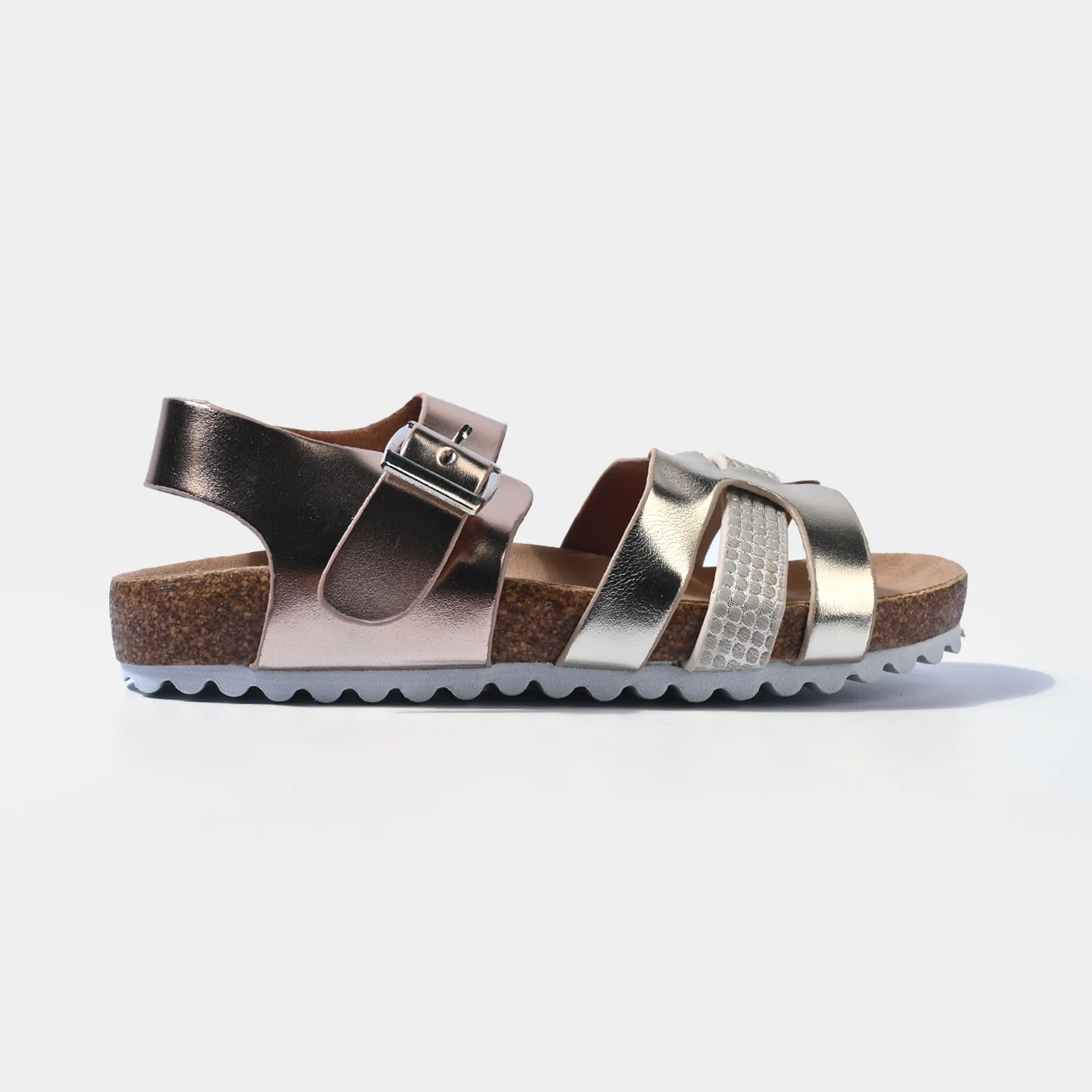 Girls Sandal 188-1-CHAMPAGNE - Image 4