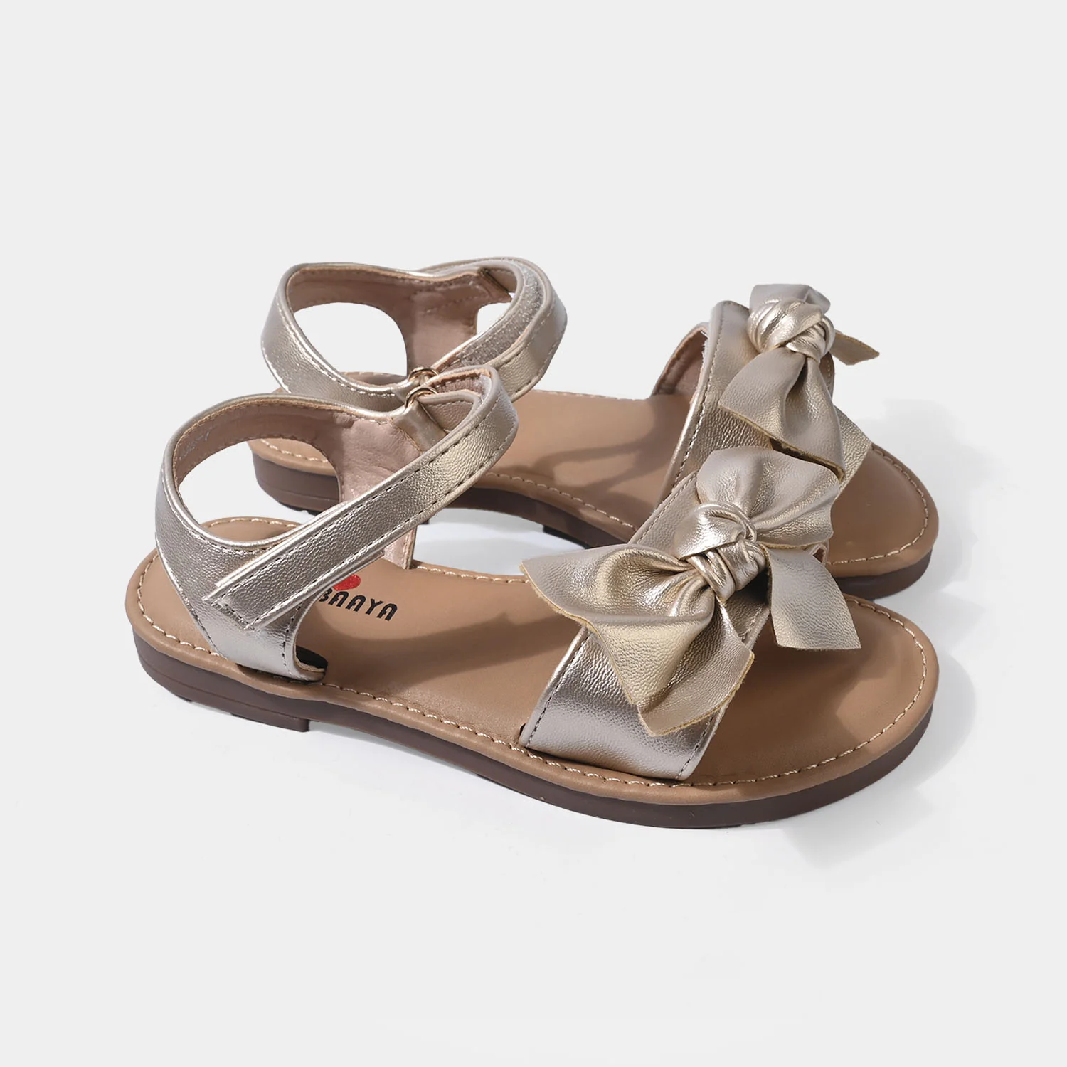 Girls Sandal 188-7-Golden - Image 3