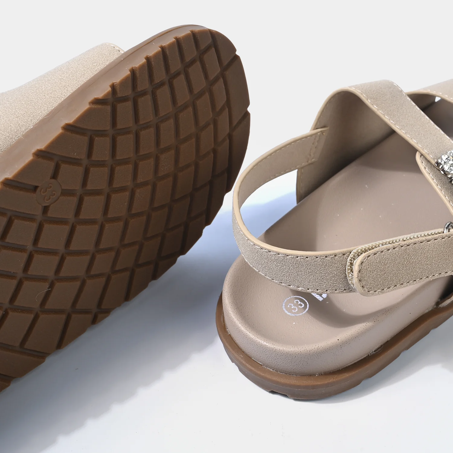 Girls Sandal 189-10-BEIGE - Image 2