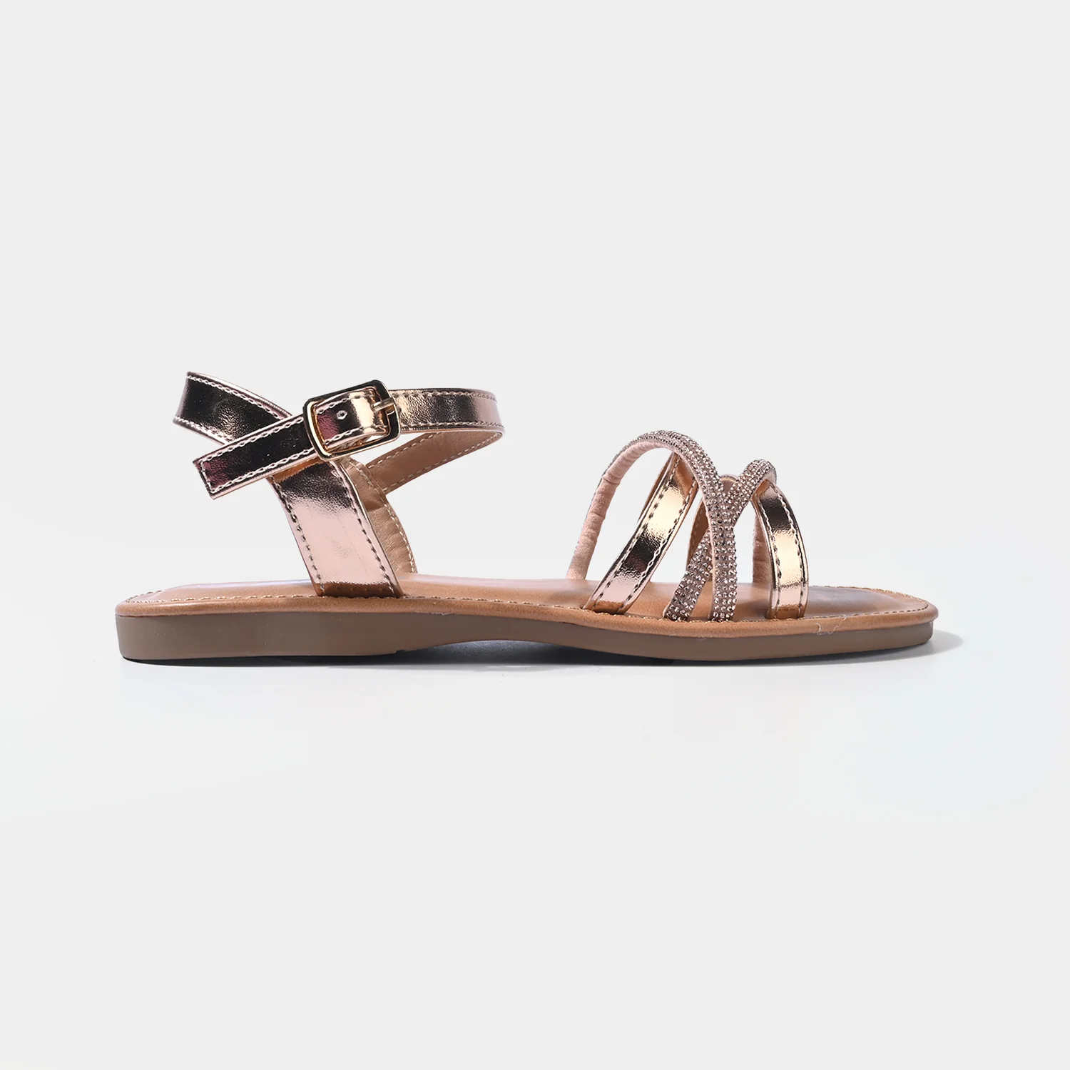 Girls Sandal 189-2-CHAMPAGNE - Image 4