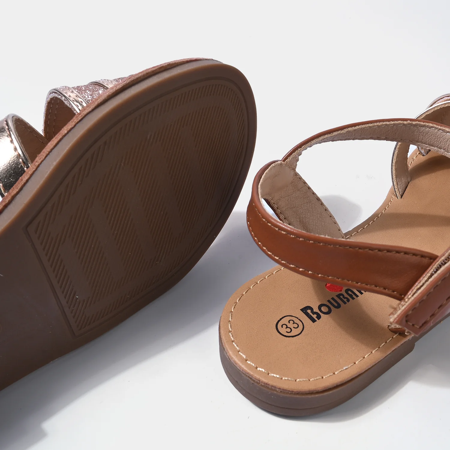 Girls Sandal 189-4-CHAMPAGNE - Image 2
