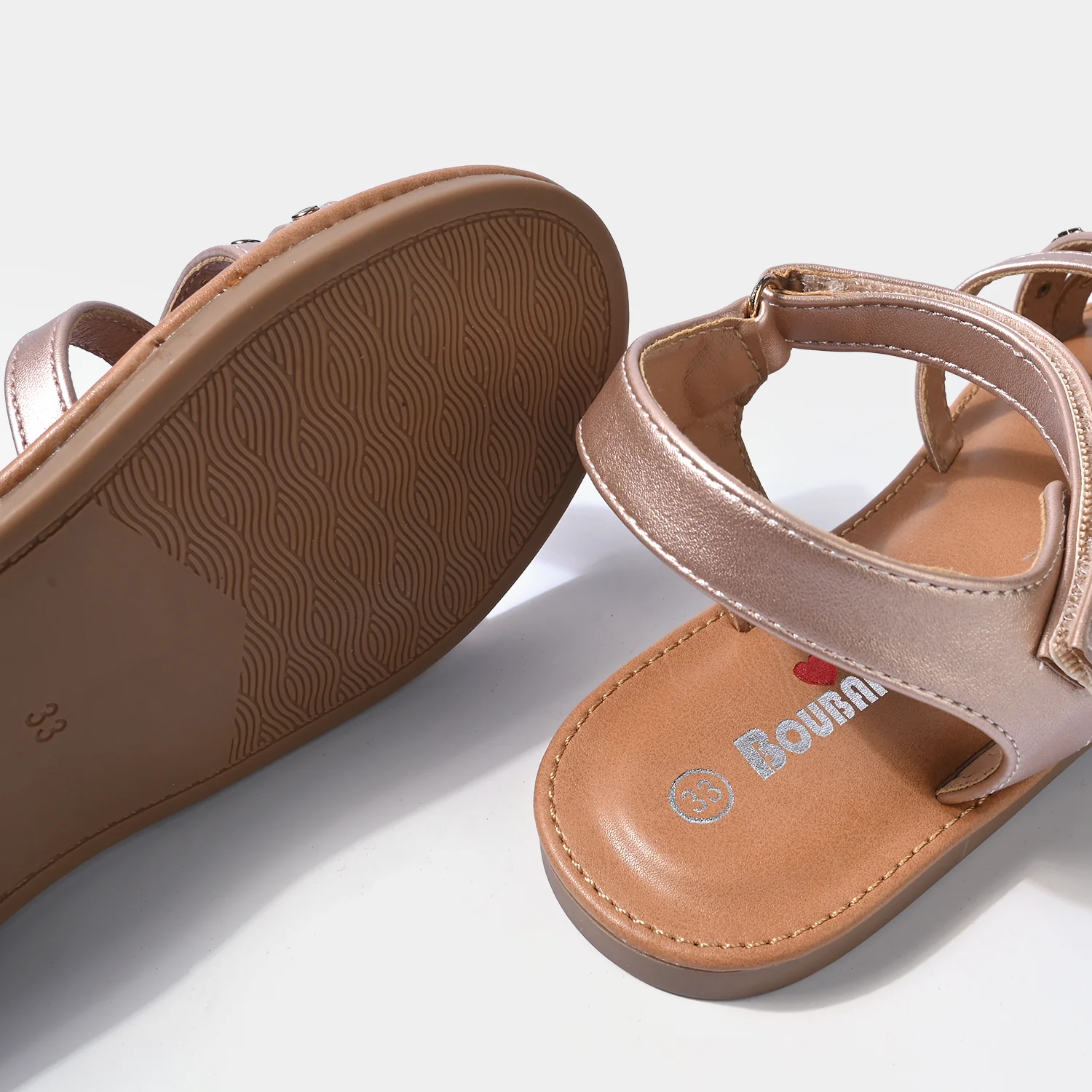 Girls Sandal 189-5-CHAMPAGNE - Image 2