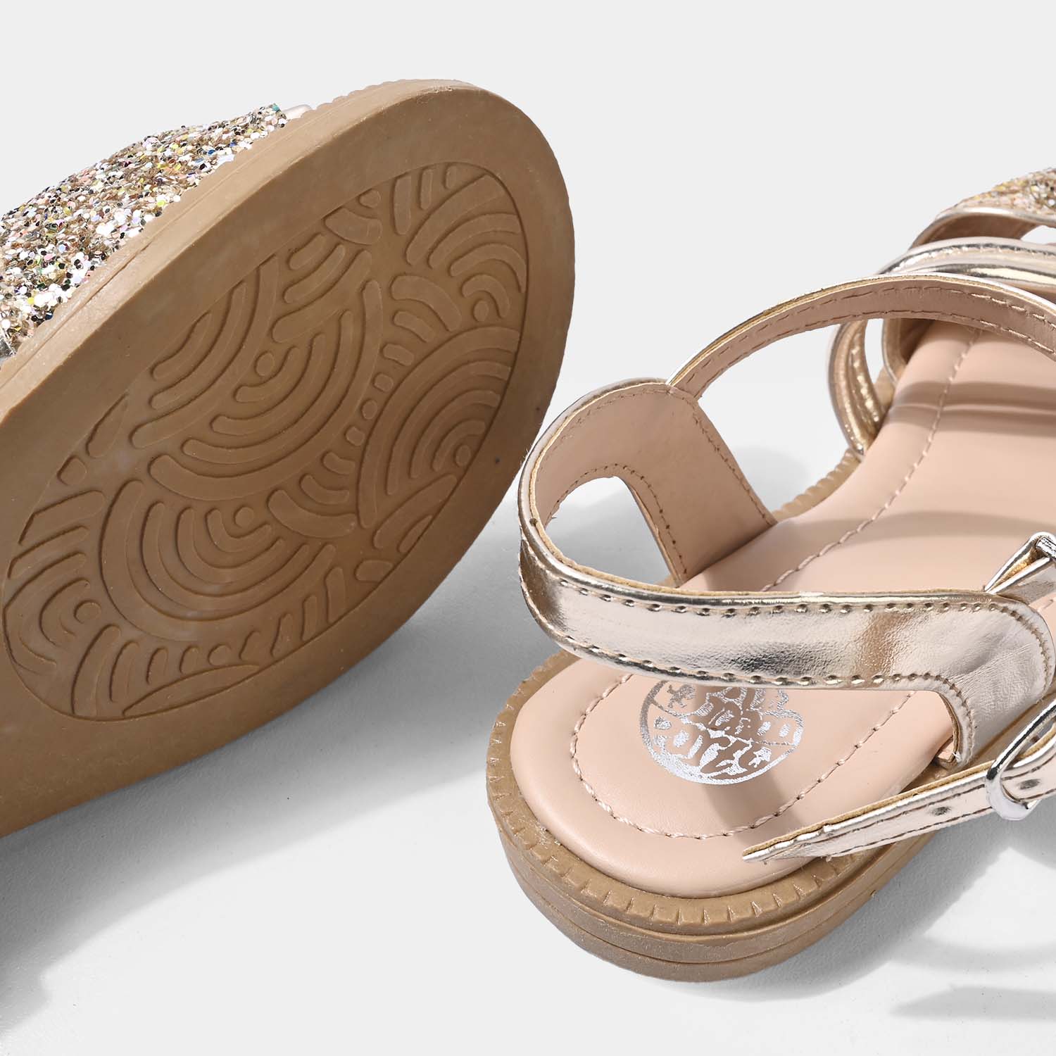 Girls Sandal 456-116-GOLDEN - Image 2