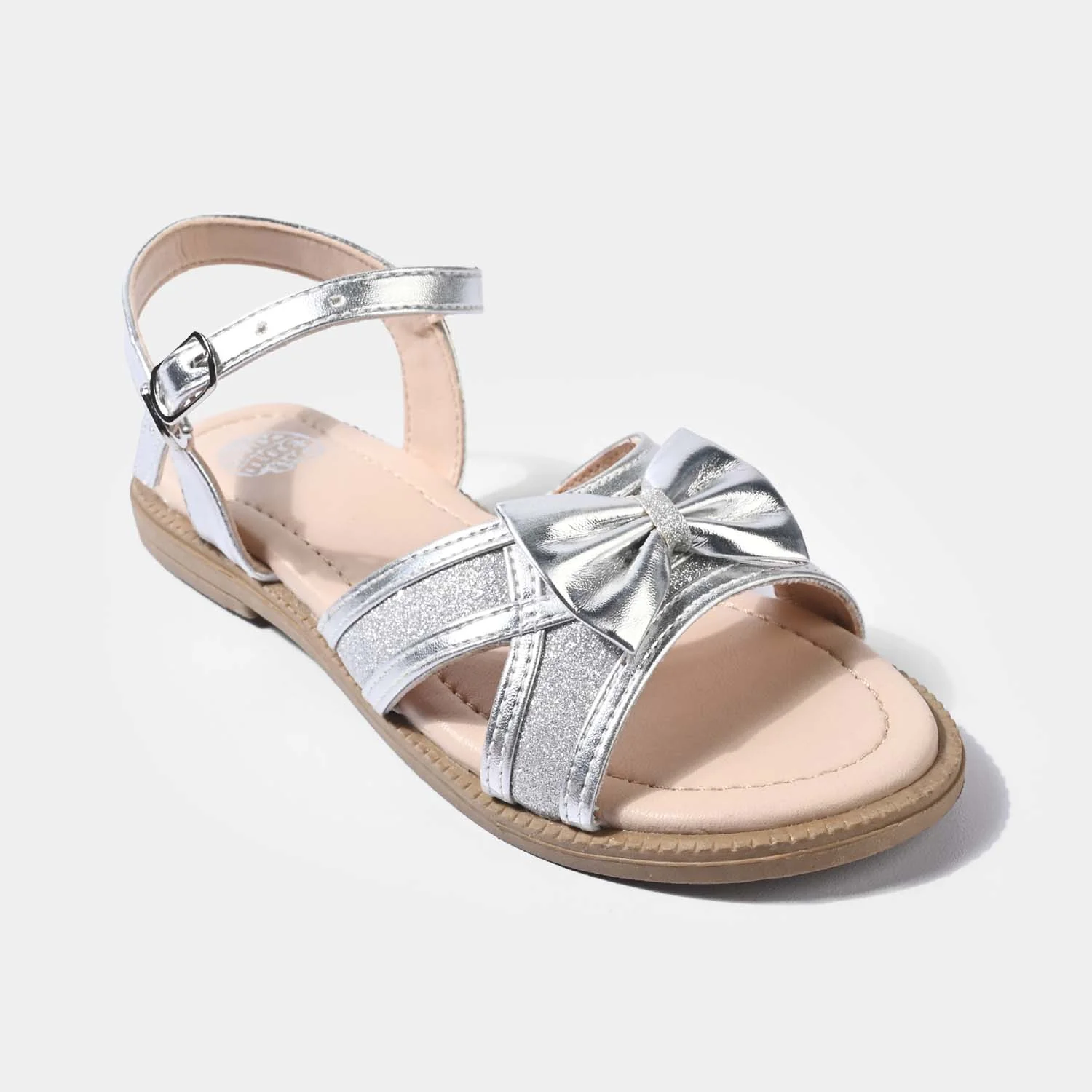 Girls Sandal 456-120-SILVER