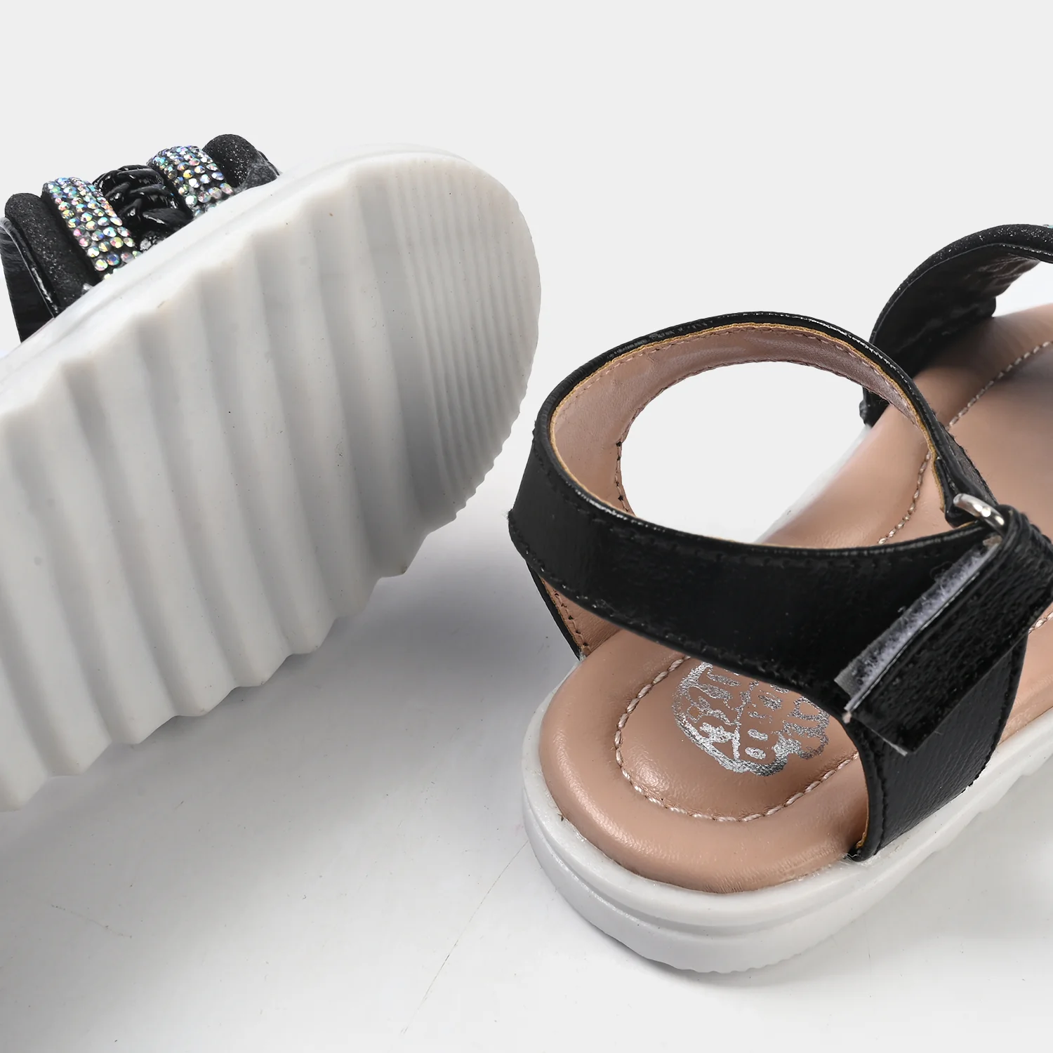 Girls Sandal 456-122-BLACK - Image 2