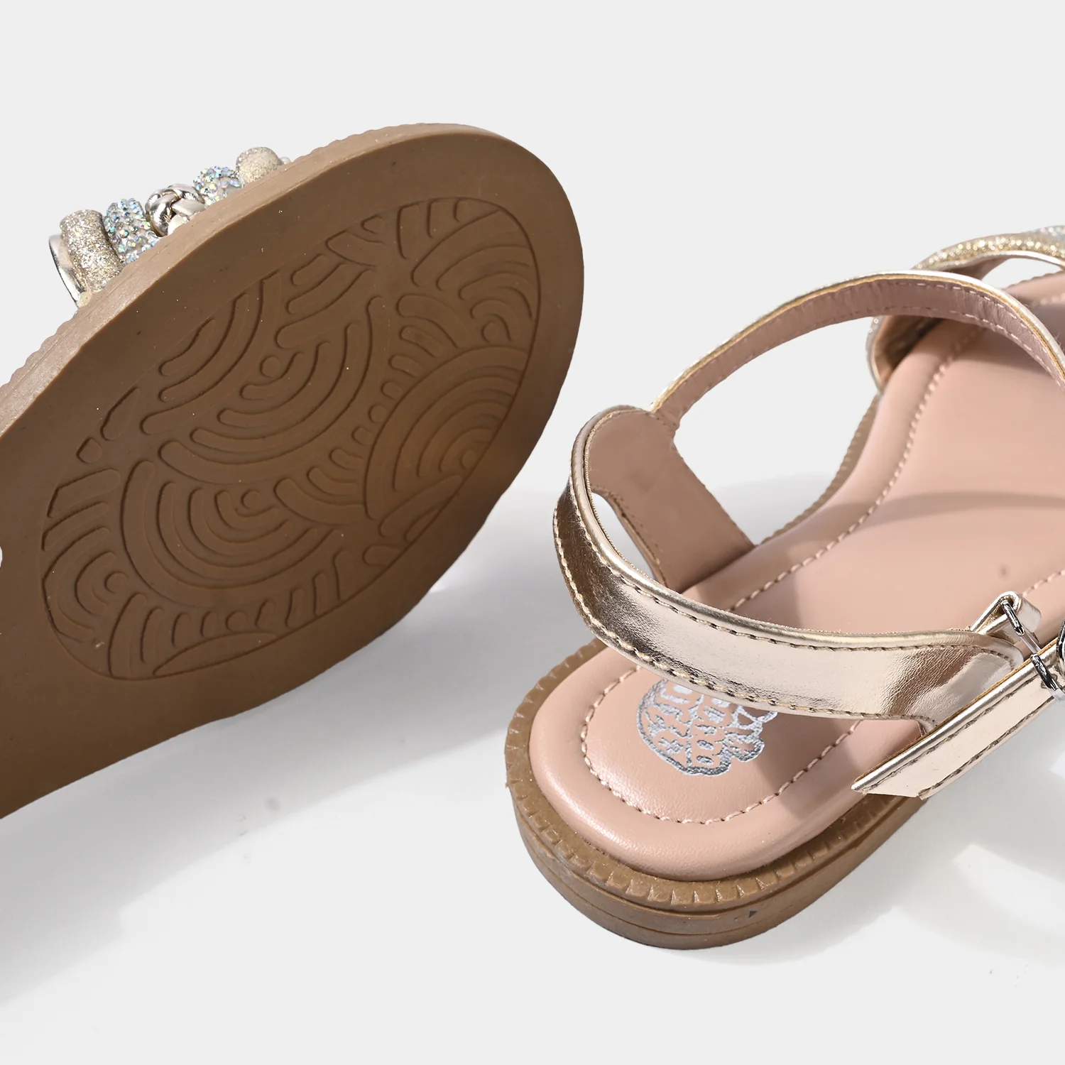 Girls Sandal 456-122-GOLDEN - Image 2