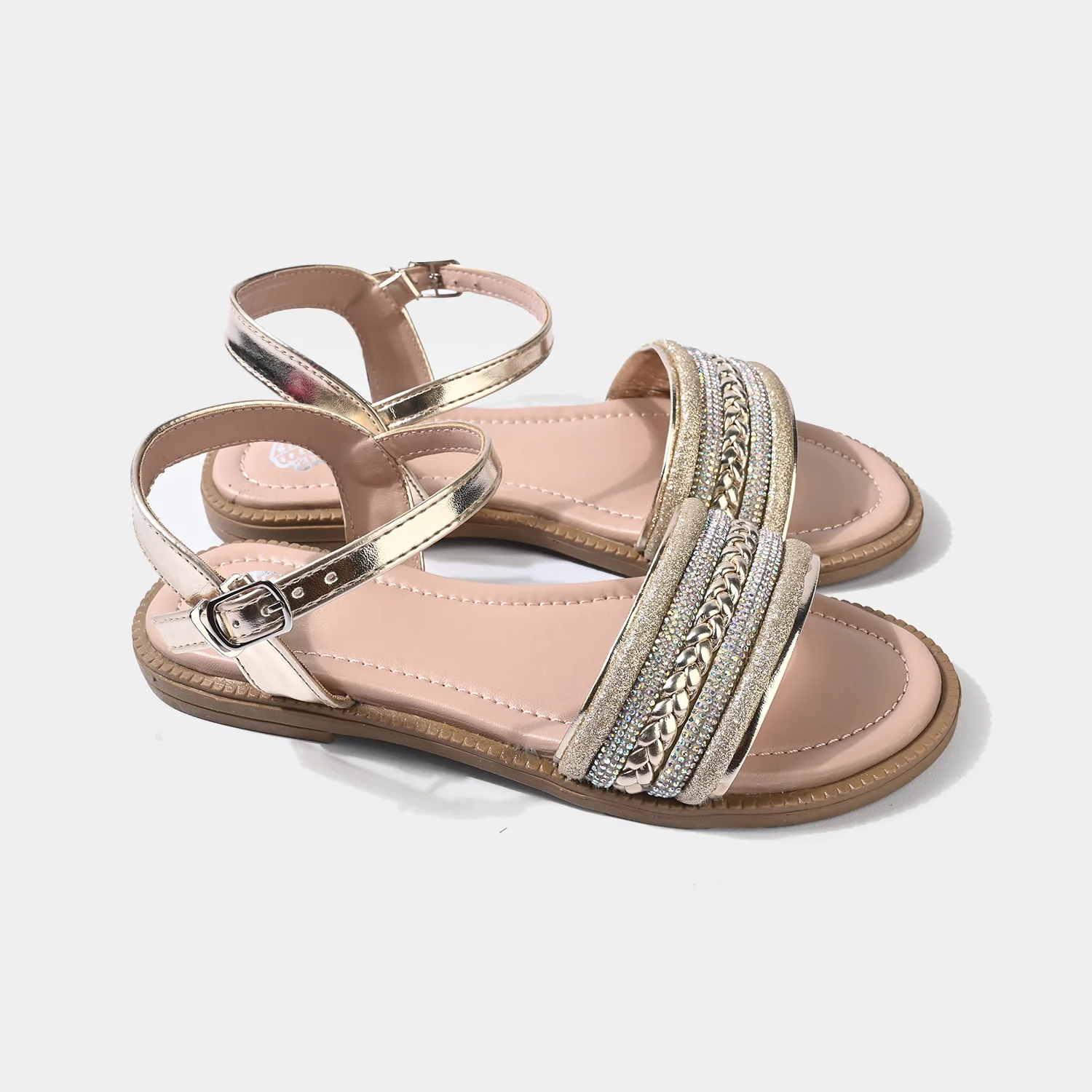 Girls Sandal 456-122-GOLDEN - Image 3