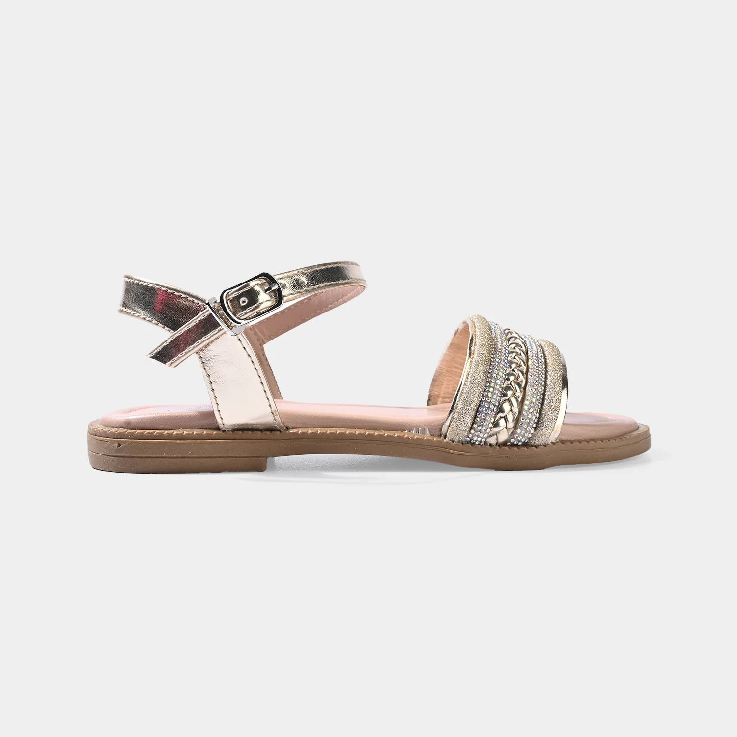 Girls Sandal 456-122-GOLDEN - Image 4