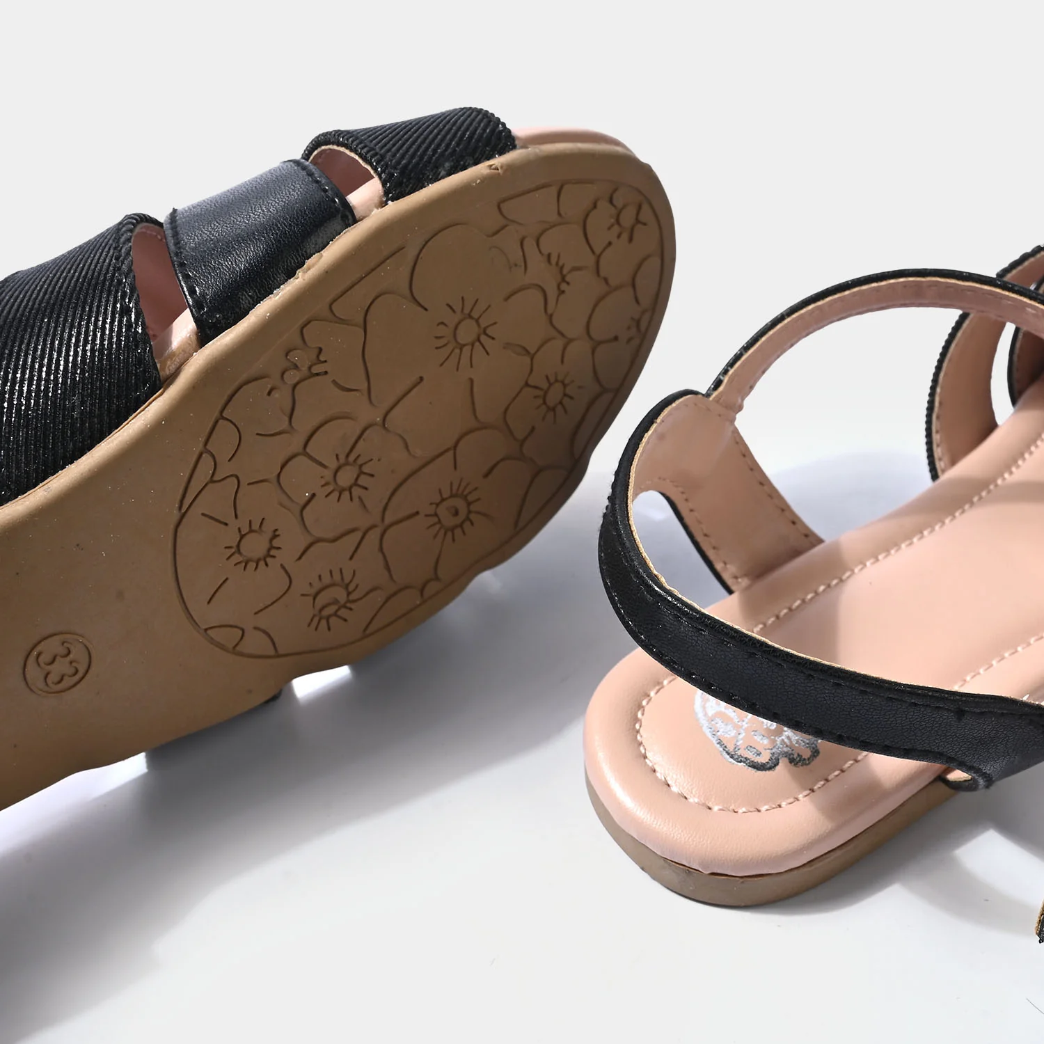Girls Sandal 456-123-BLACK - Image 2