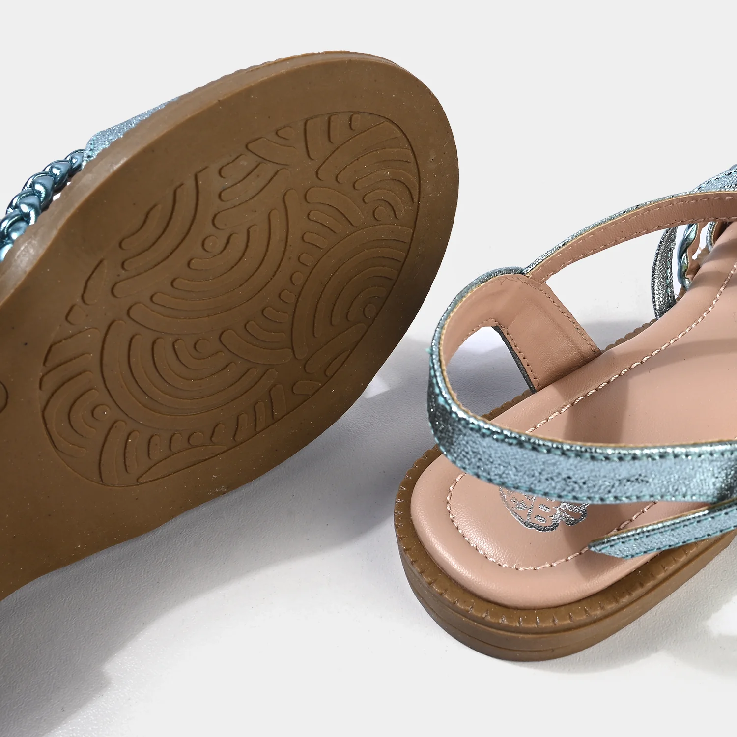 Girls Sandal 456-124-Blue - Image 2