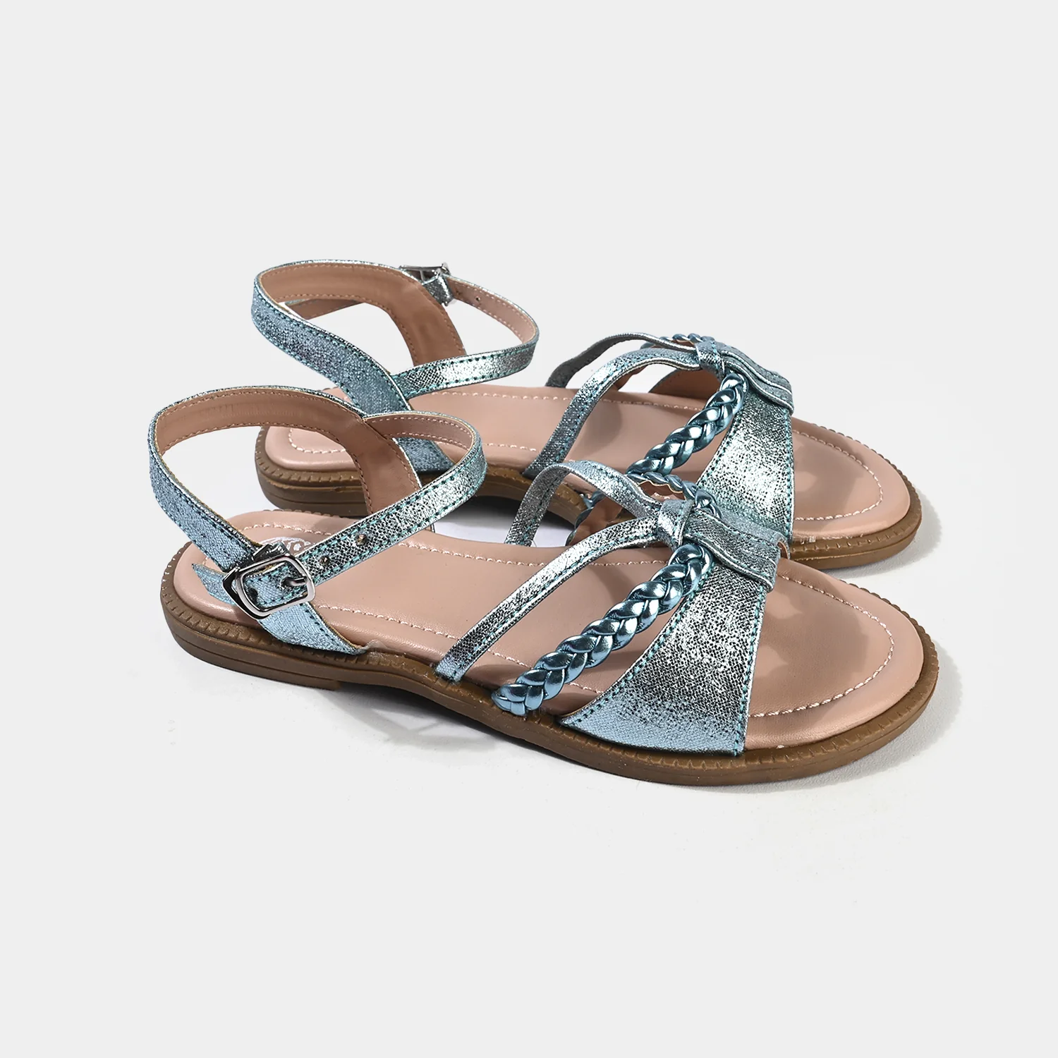 Girls Sandal 456-124-Blue - Image 3