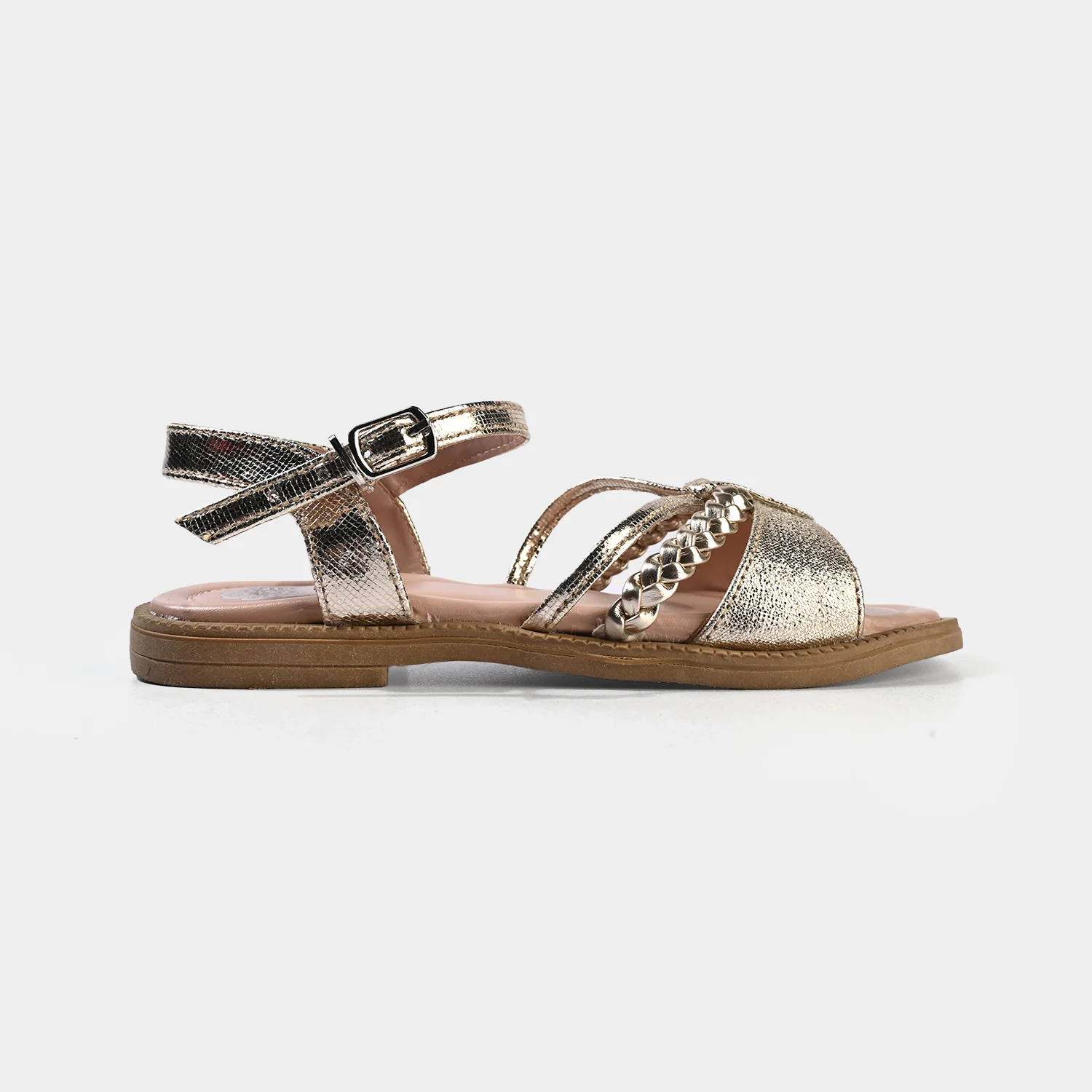 Girls Sandal 456-124-Golden - Image 4