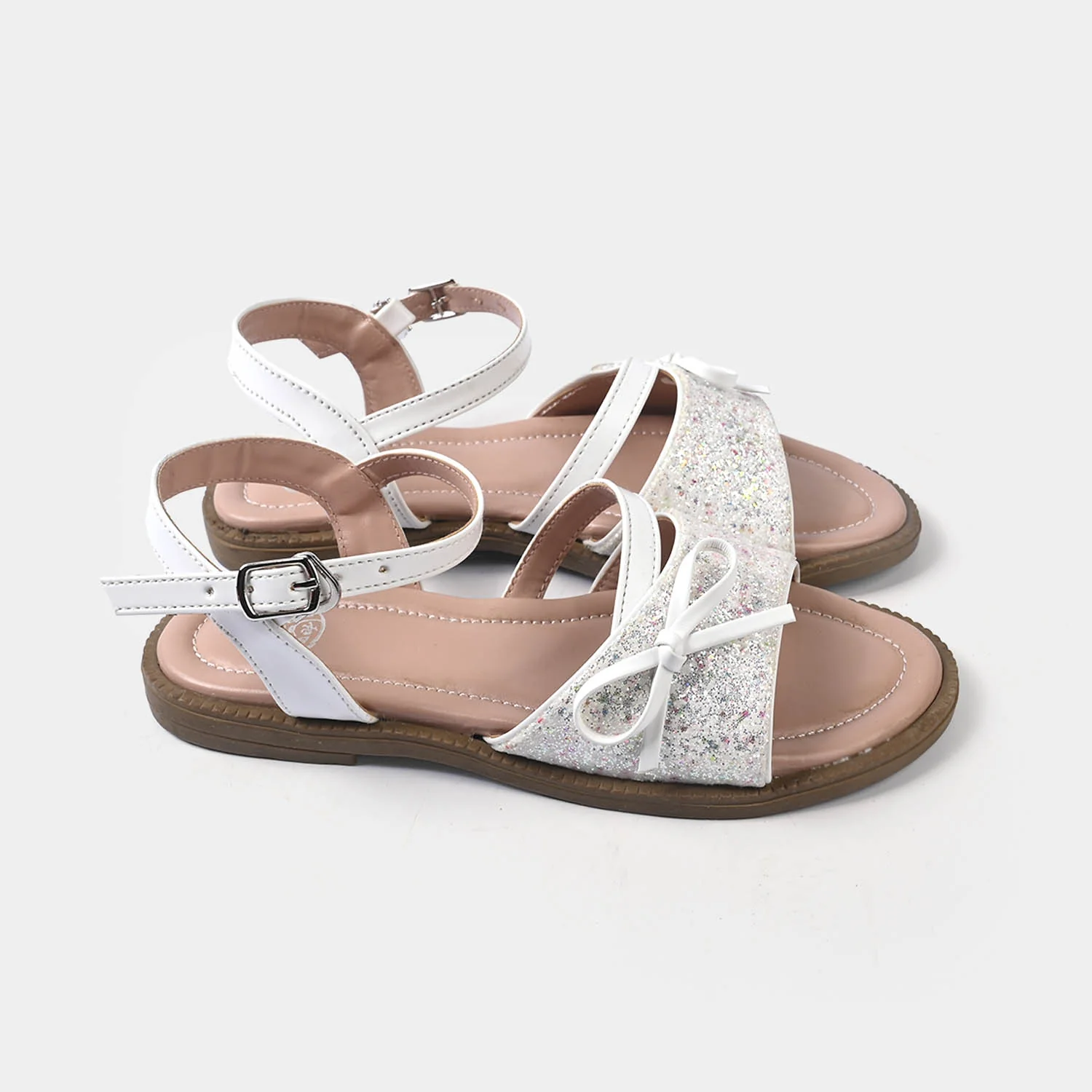 Girls Sandal 456-132-WHITE - Image 3