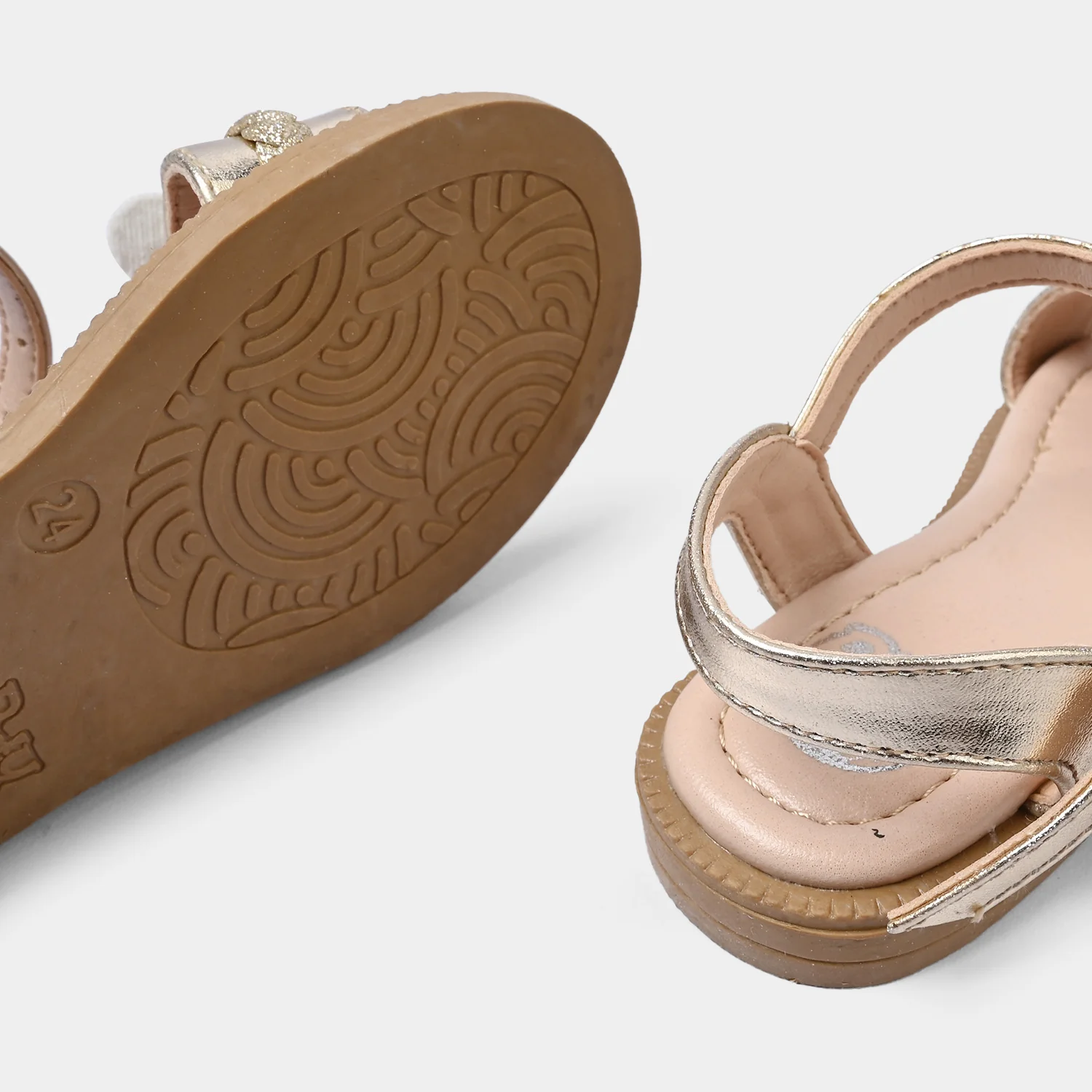 Girls Sandal 456-97-GOLDEN - Image 2