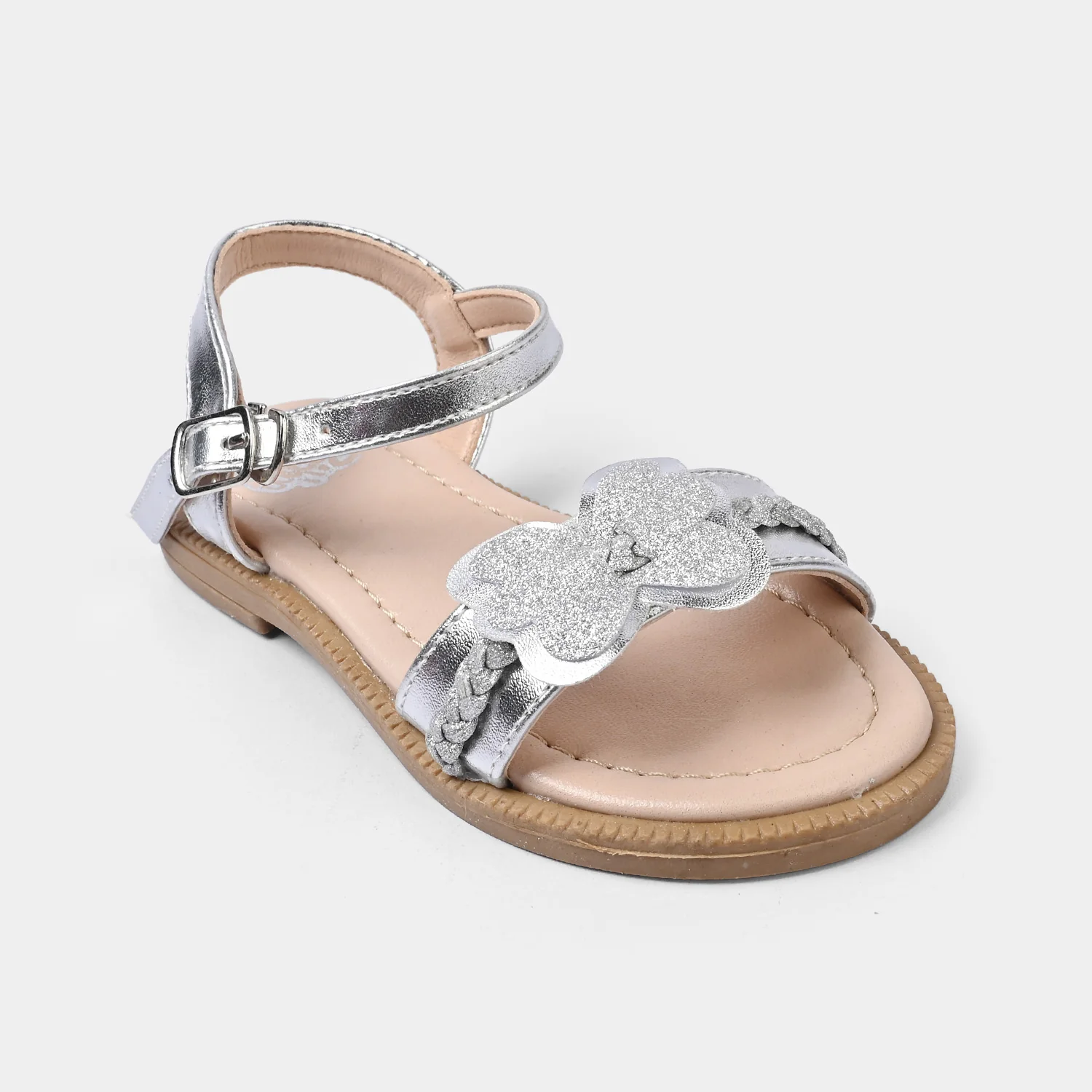 Girls Sandal 456-97-SILVER
