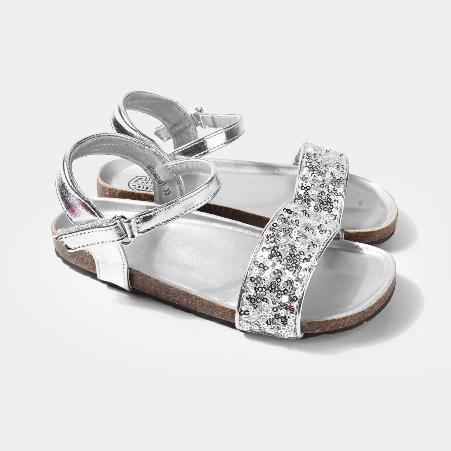 Girls Sandal H1040-G1-SILVER - Image 3