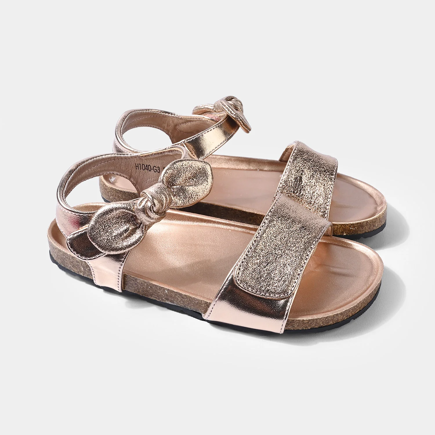 Girls Sandal H1040-G3-CHAMPAGNE - Image 3
