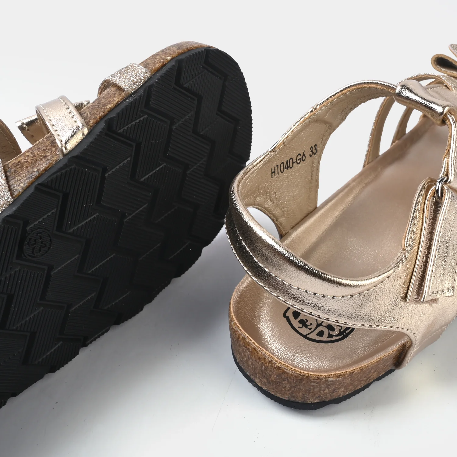 Girls Sandal H1040-G6-Golden - Image 2