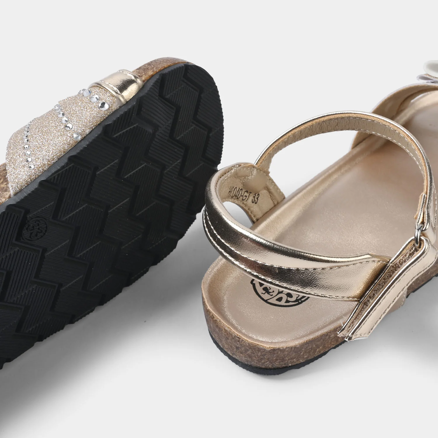 Girls Sandal H1040-G7-Golden - Image 2