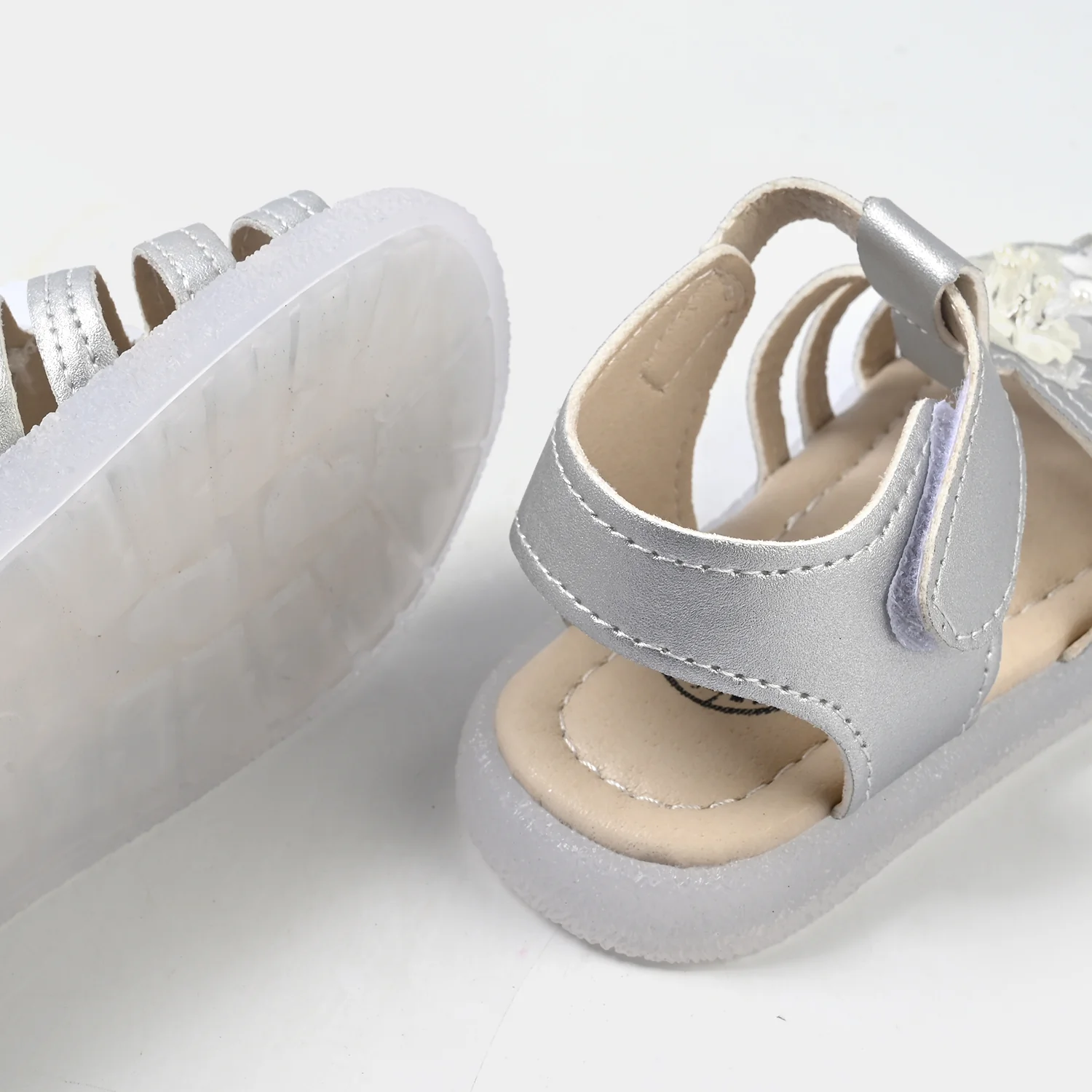 Girls Sandal SF-905A-SILVER - Image 2