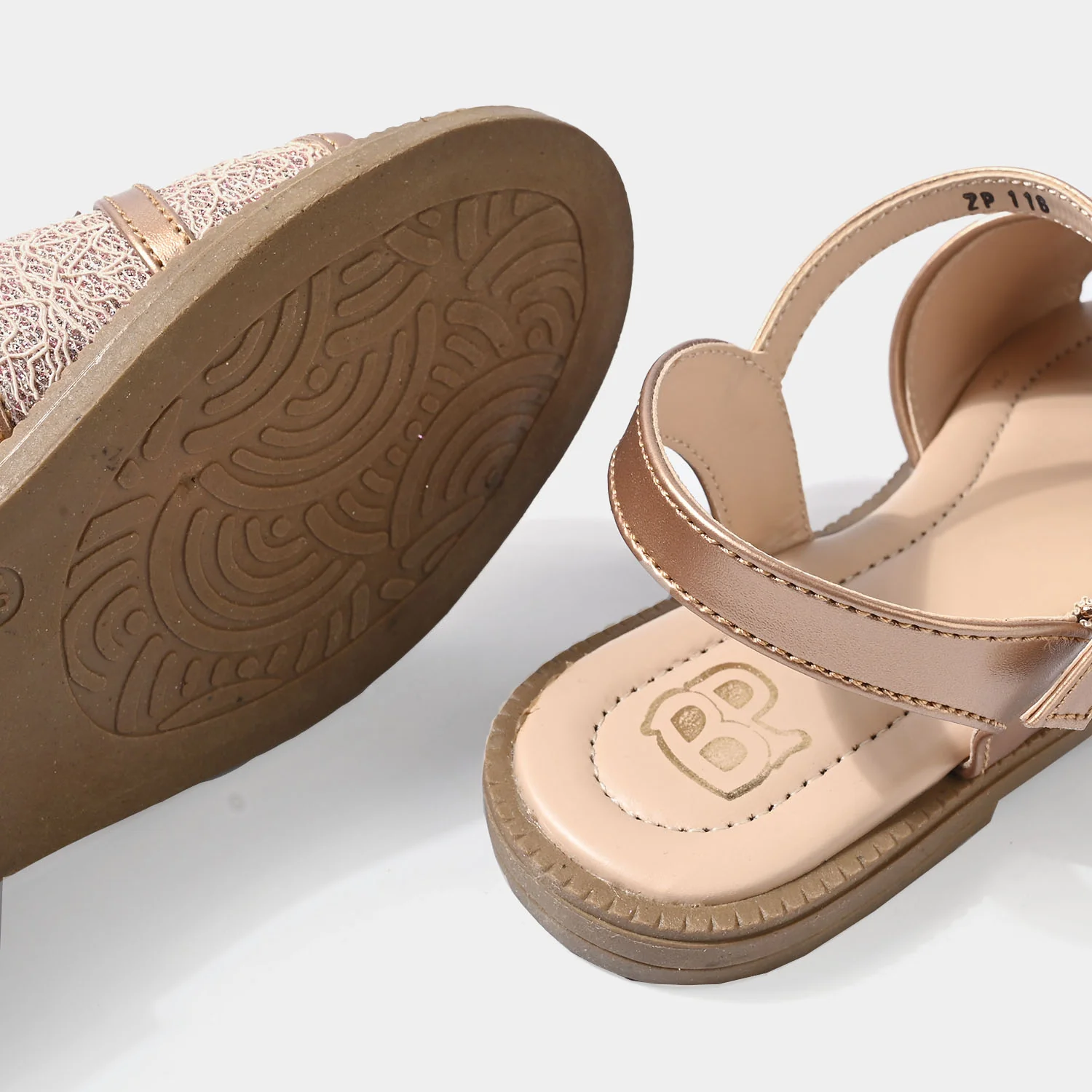Girls Sandal ZP-116-CHAMPAGNE - Image 2