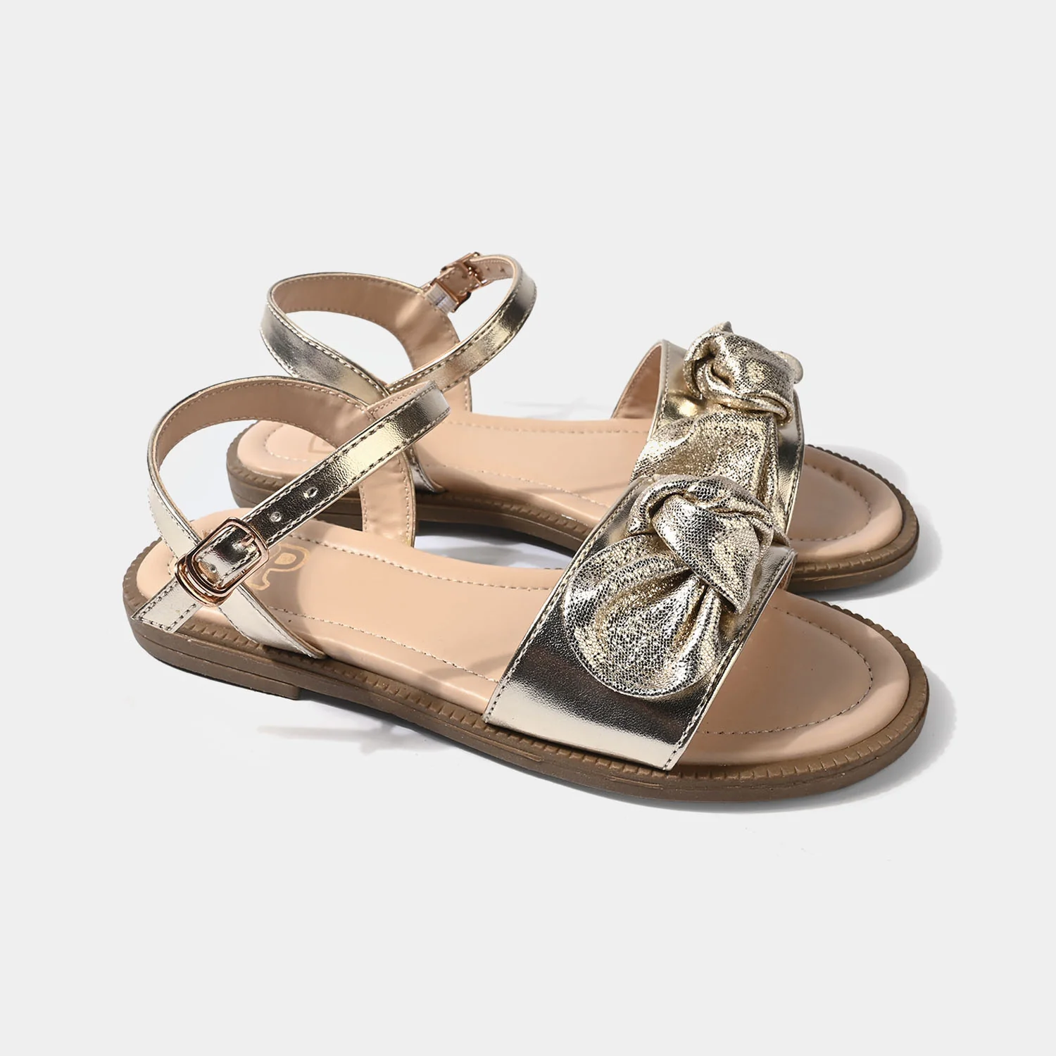 Girls sandal ZP-118-Golden - Image 3