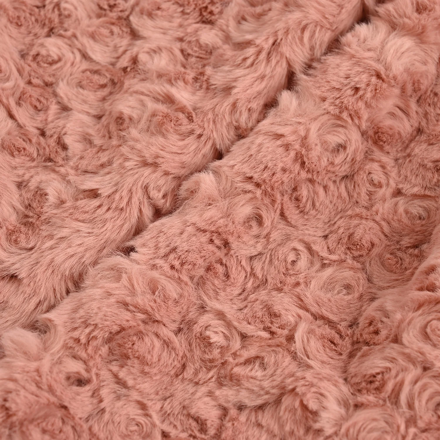 Girls Sherpa Jacket FUR COAT-Pink - Image 3