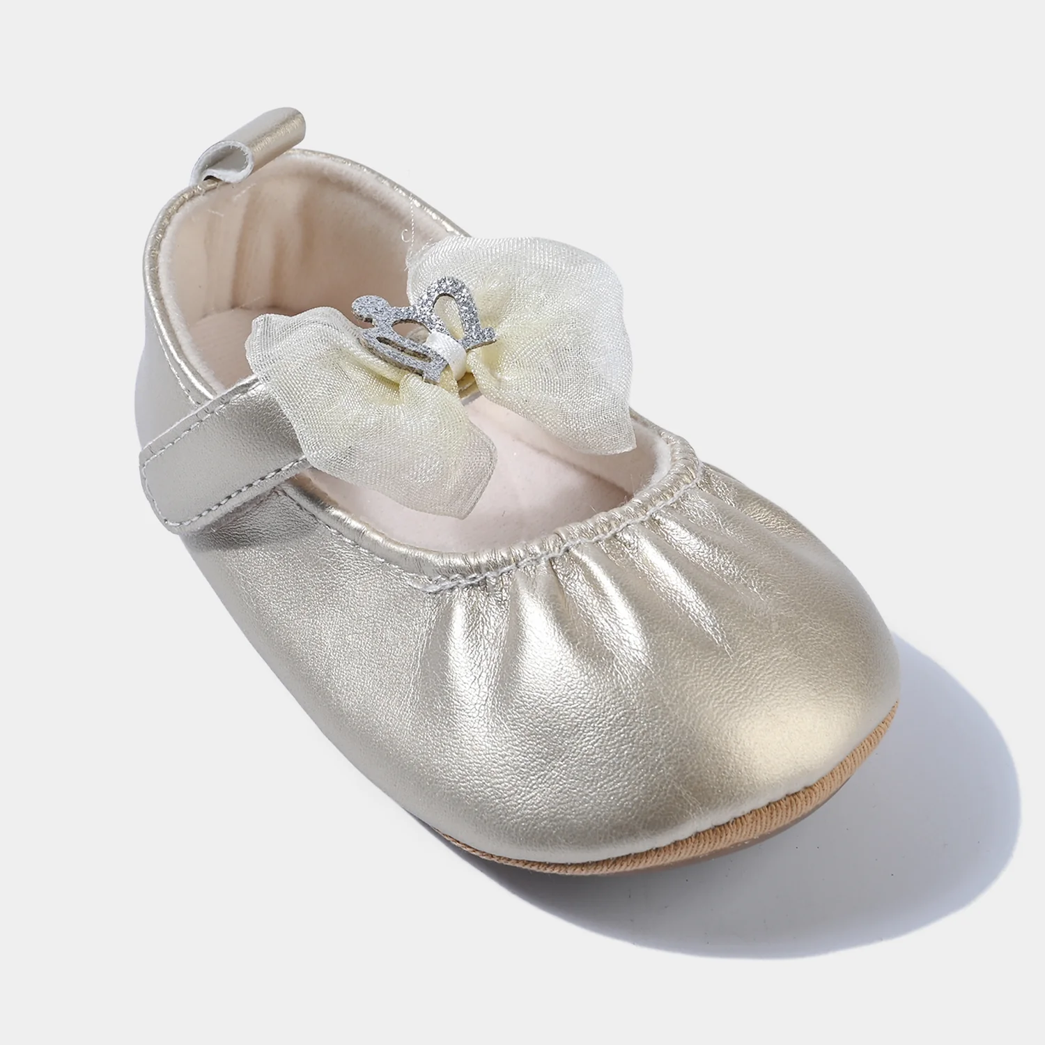 Girls Shoes 2254-Golden
