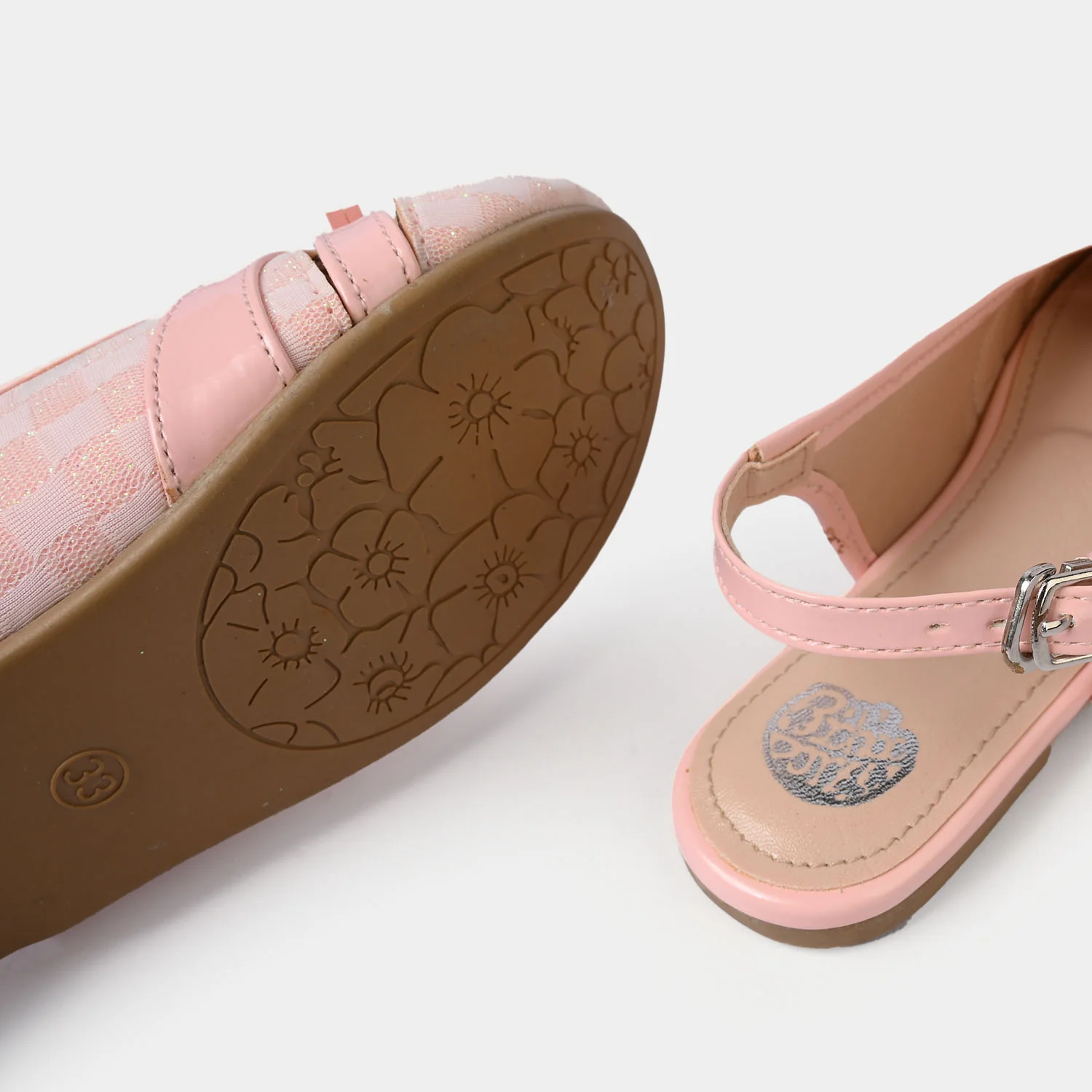 Girls Sling Back 456-112 - Pink - Image 2