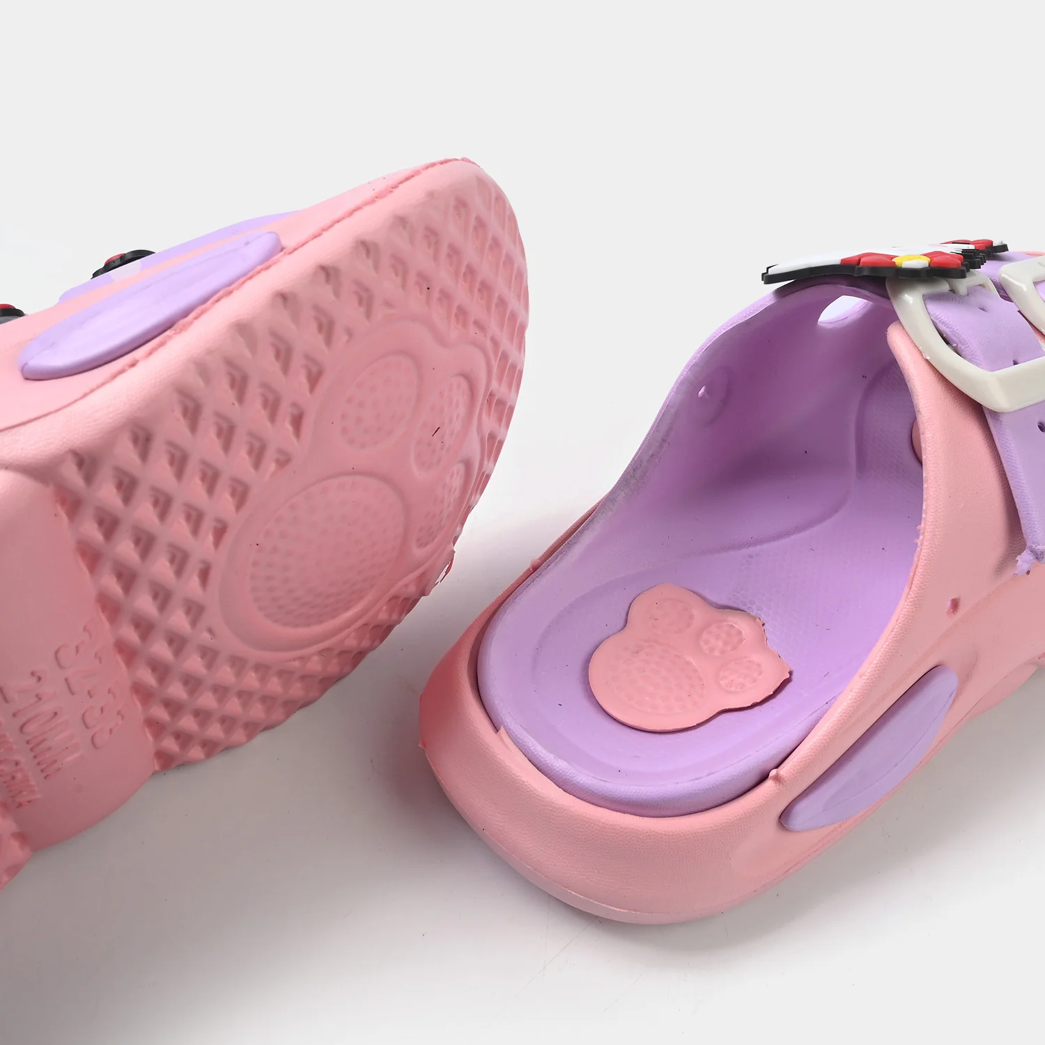 Girls Slipper A11+33-Pink - Image 4