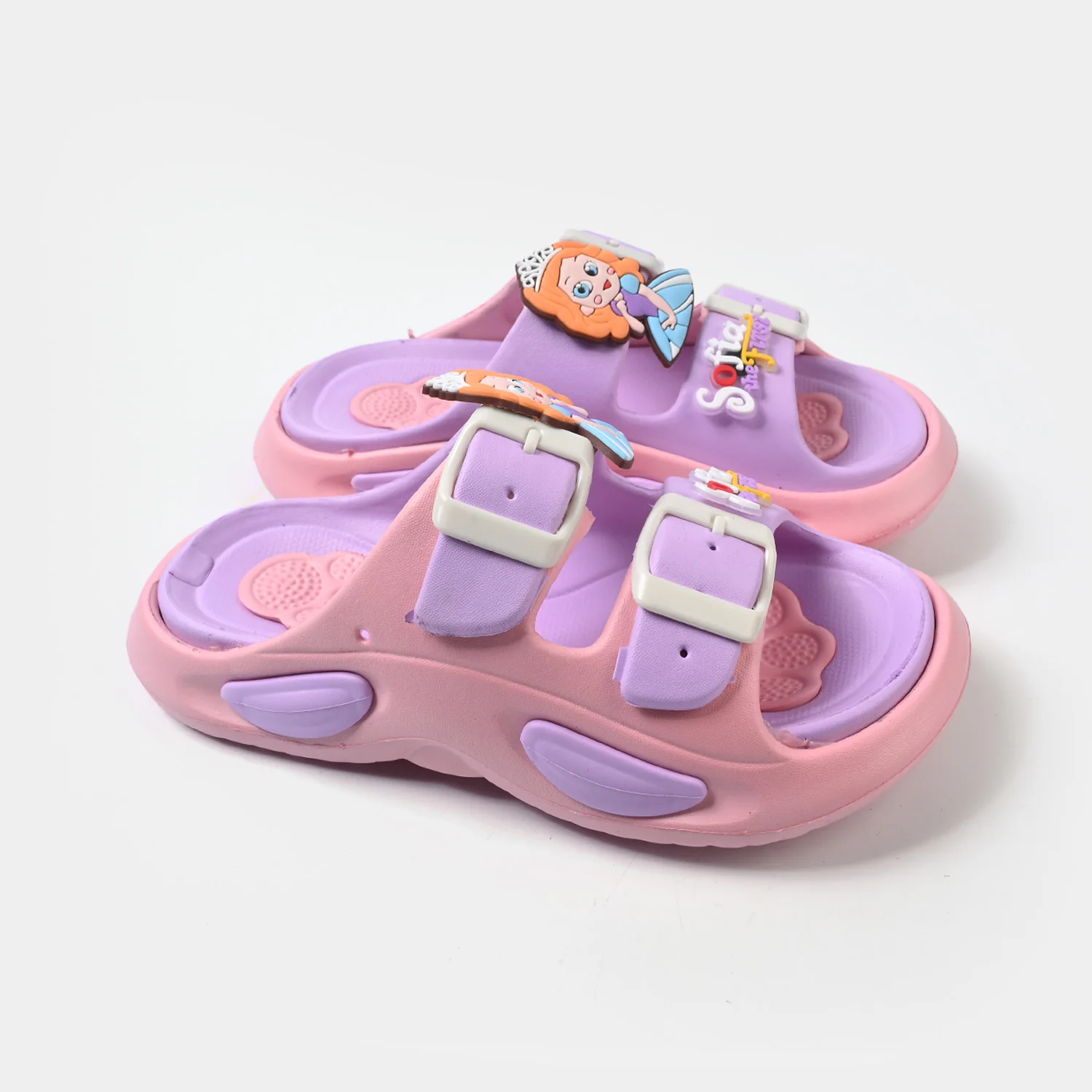 Girls Slipper A11+34-Purple - Image 3