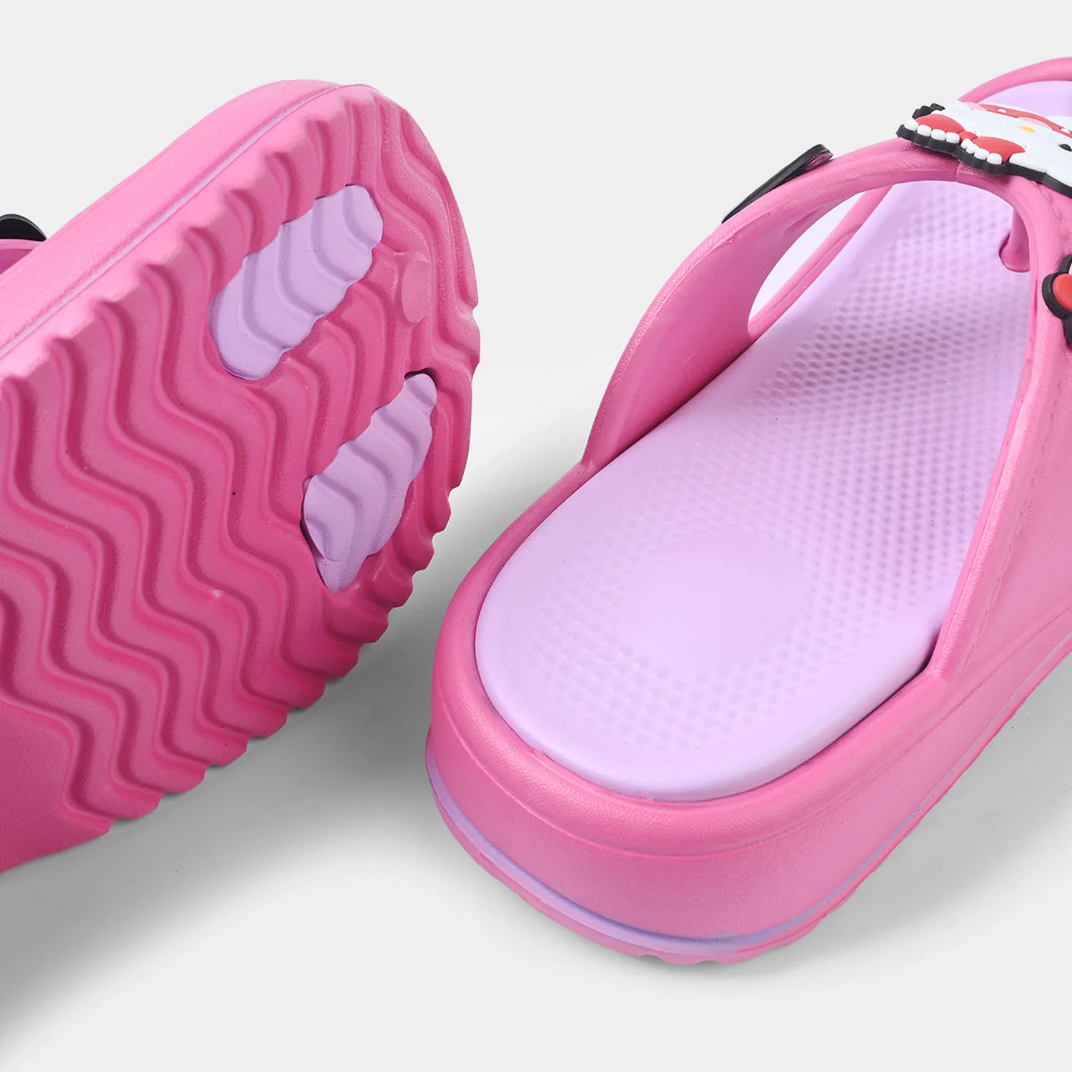Girls Slipper A98+16-Fuchsia - Image 2