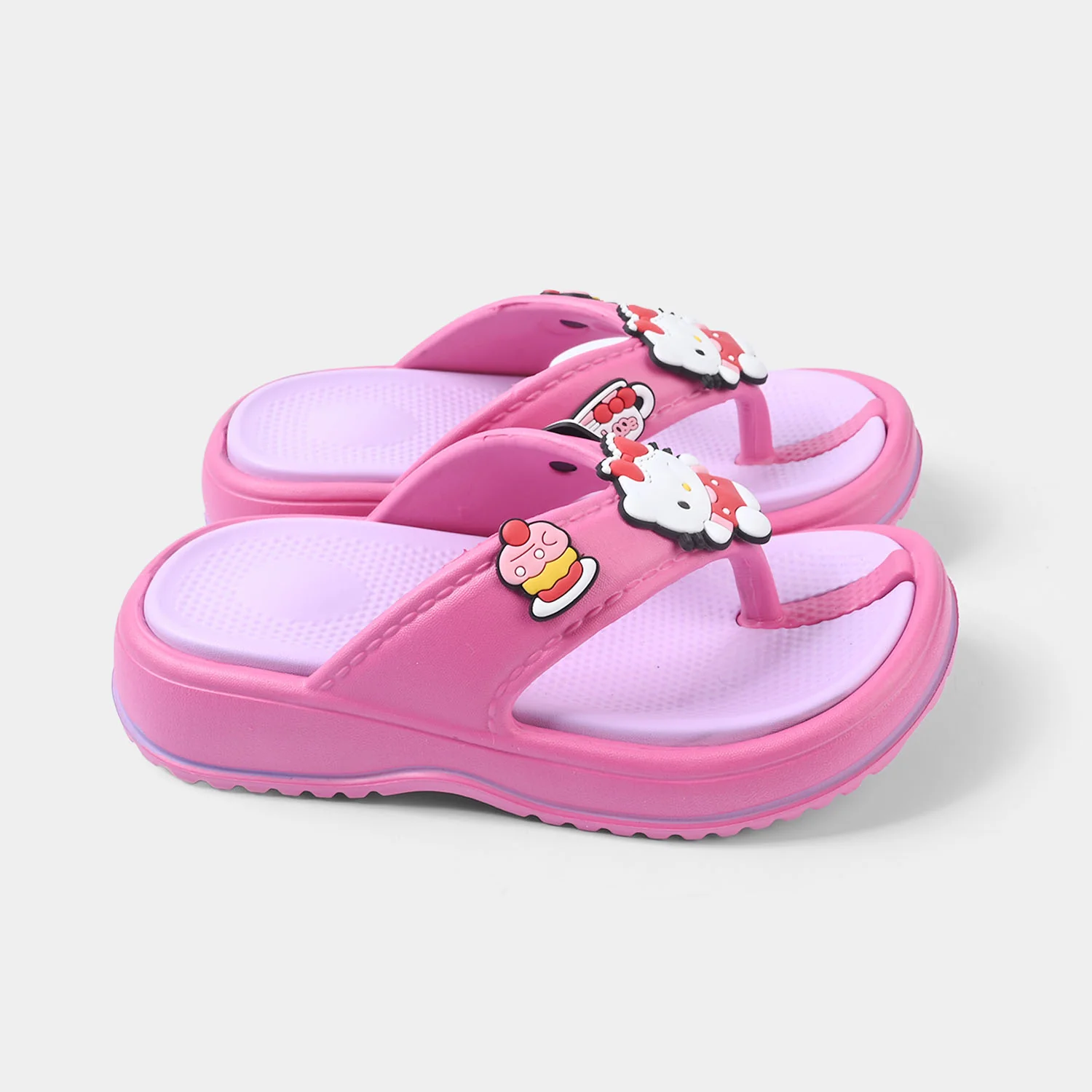 Girls Slipper A98+16-Fuchsia - Image 3