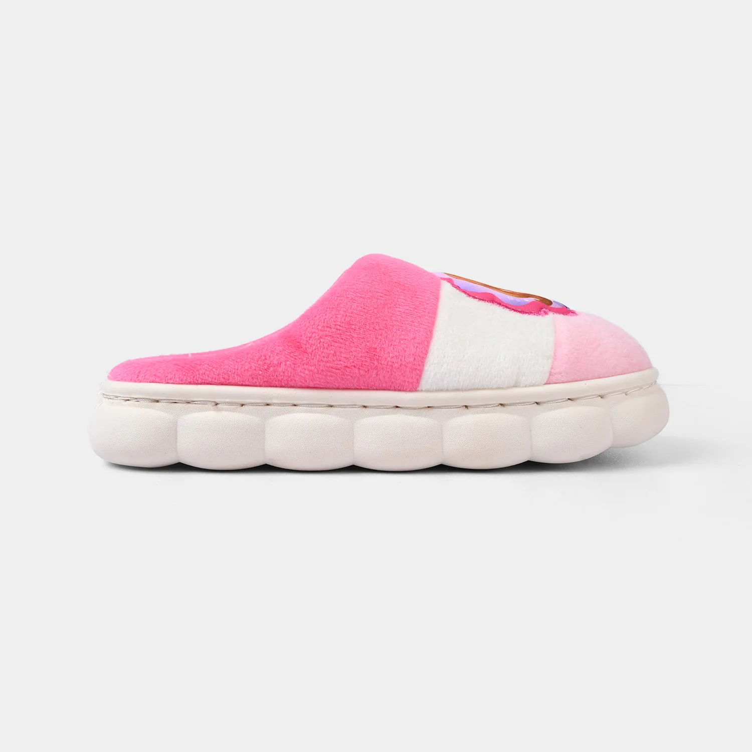 Girls Slipper Fur HH-004 - Pink - Image 4