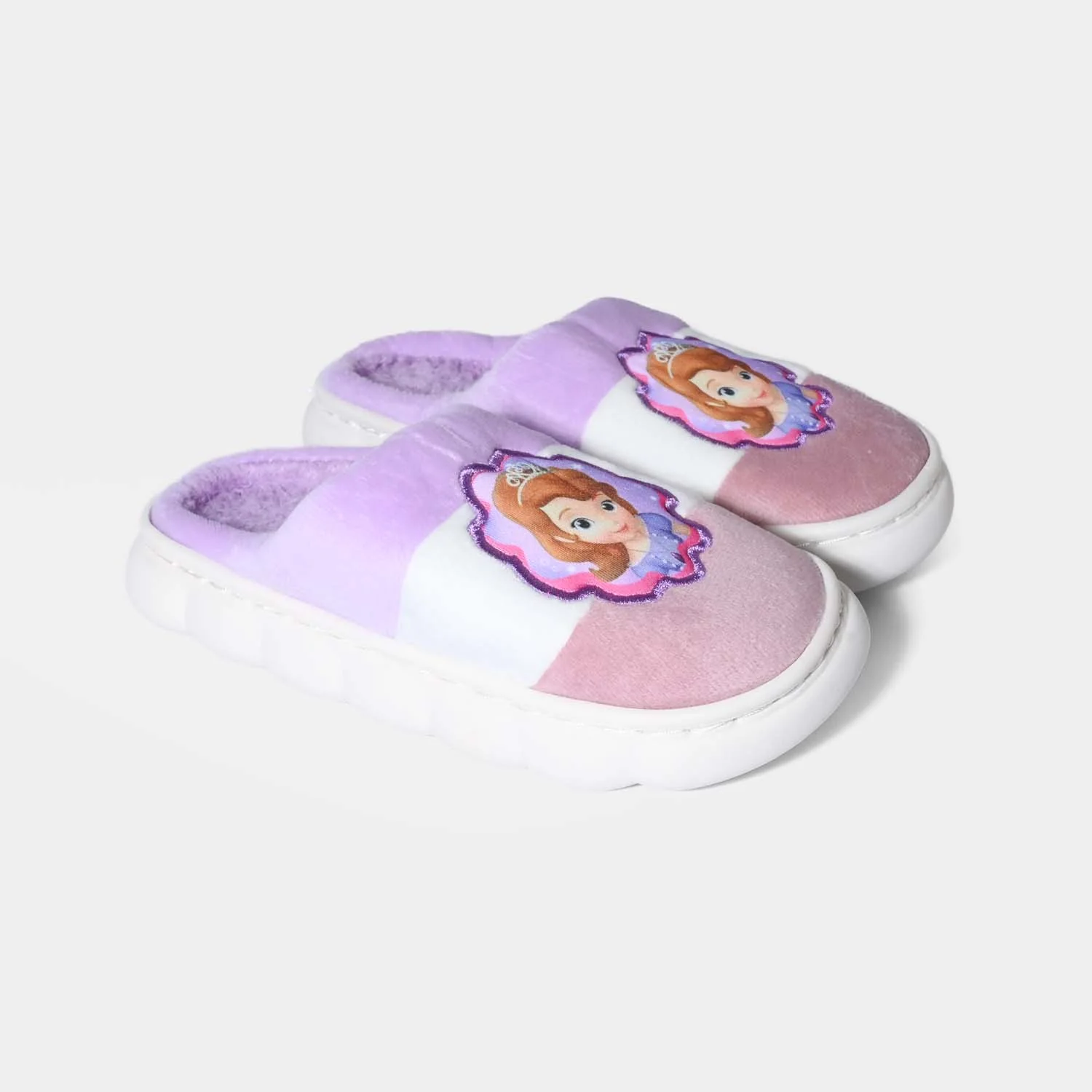 Girls Slipper Fur HH-004 - Purple - Image 3