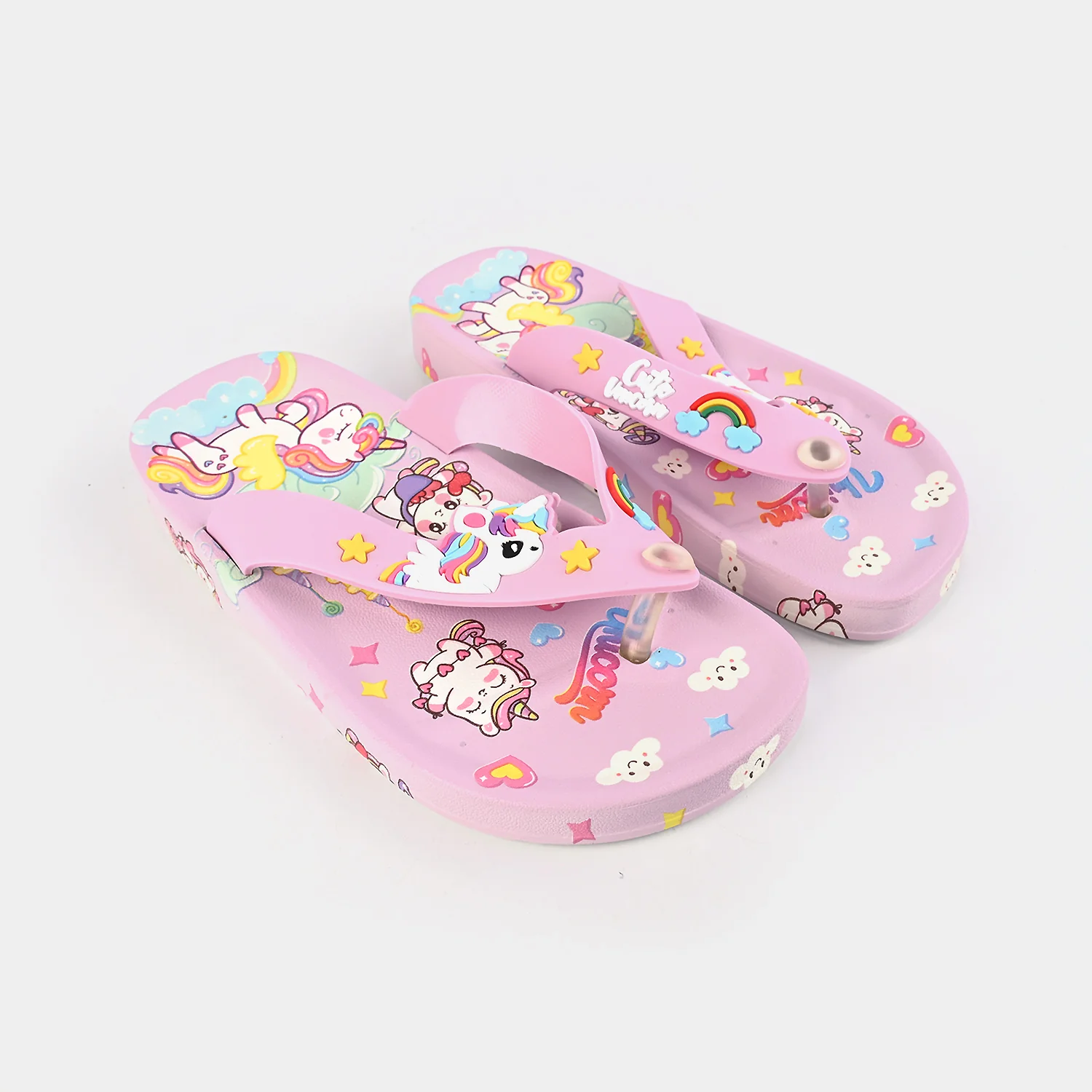 Girls Slippers 338-18 - Baby Pink - Image 3