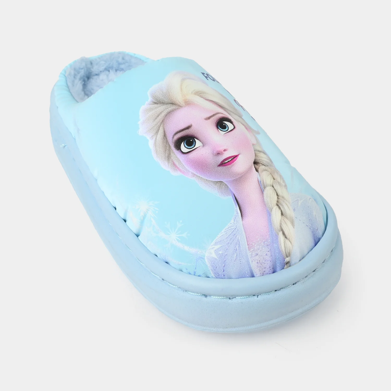 Girls Slippers Fur 28-15-BLUE