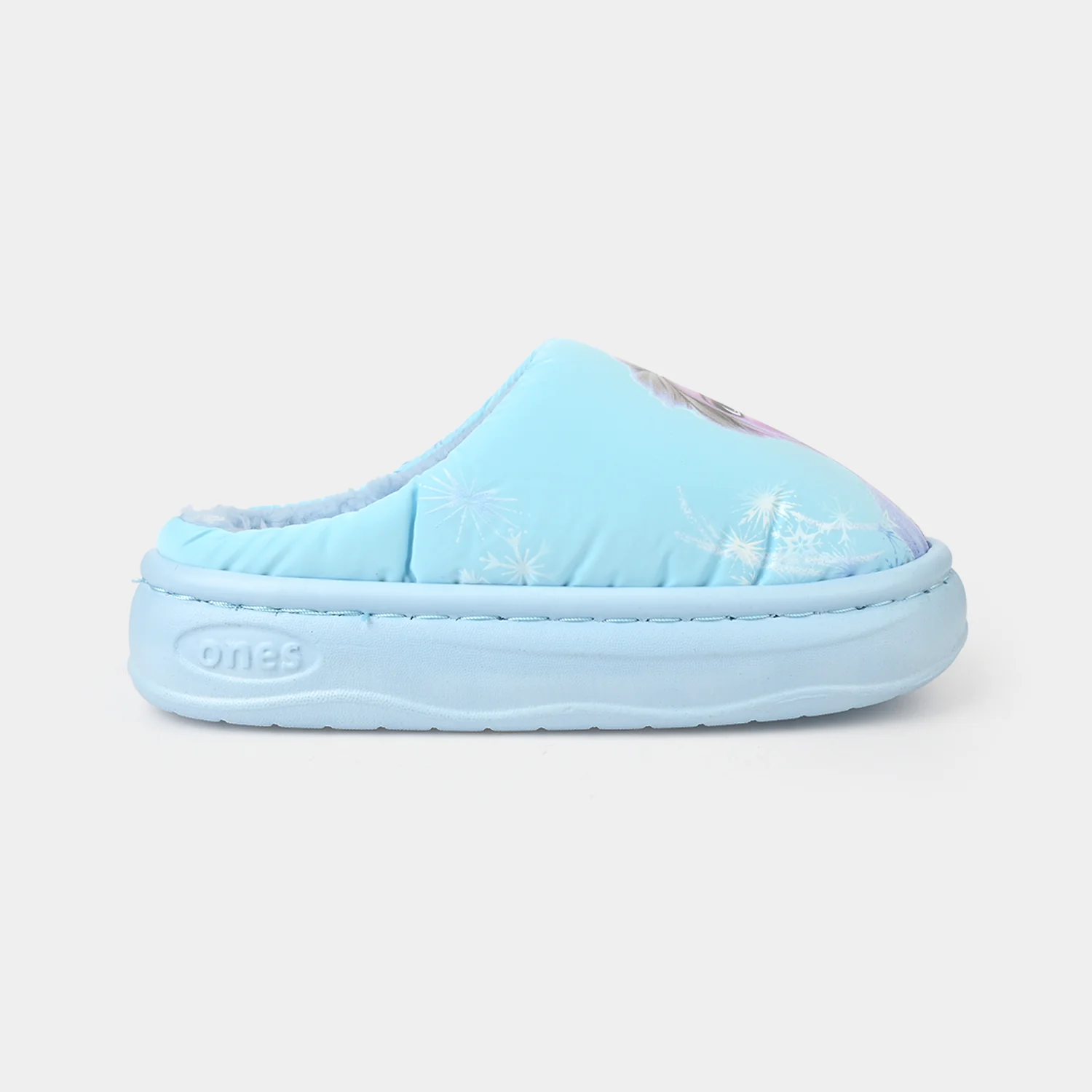 Girls Slippers Fur 28-15-BLUE - Image 4