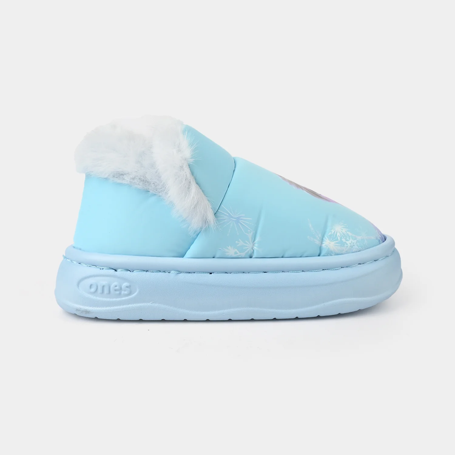Girls Slippers Fur 28-51-BLUE - Image 4