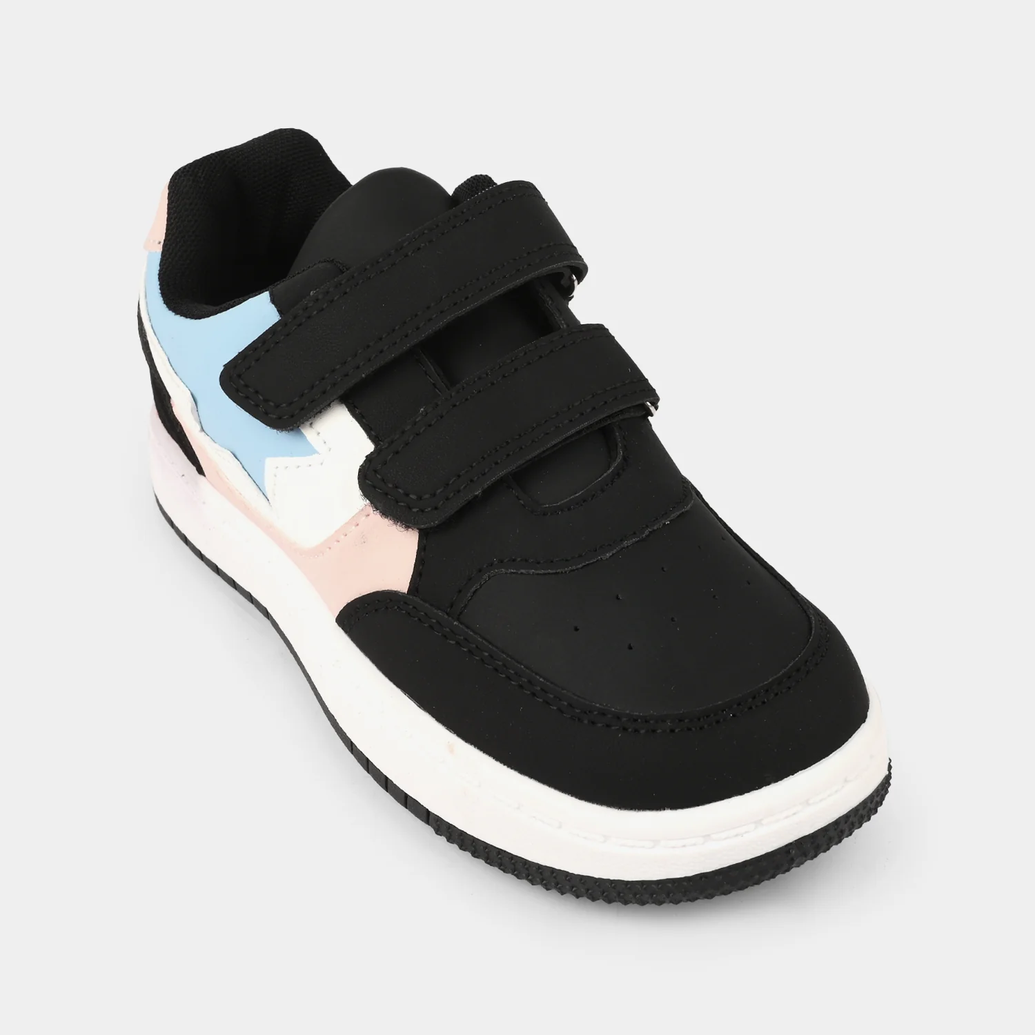 Girls Sneaker 126-9-Black.Pink