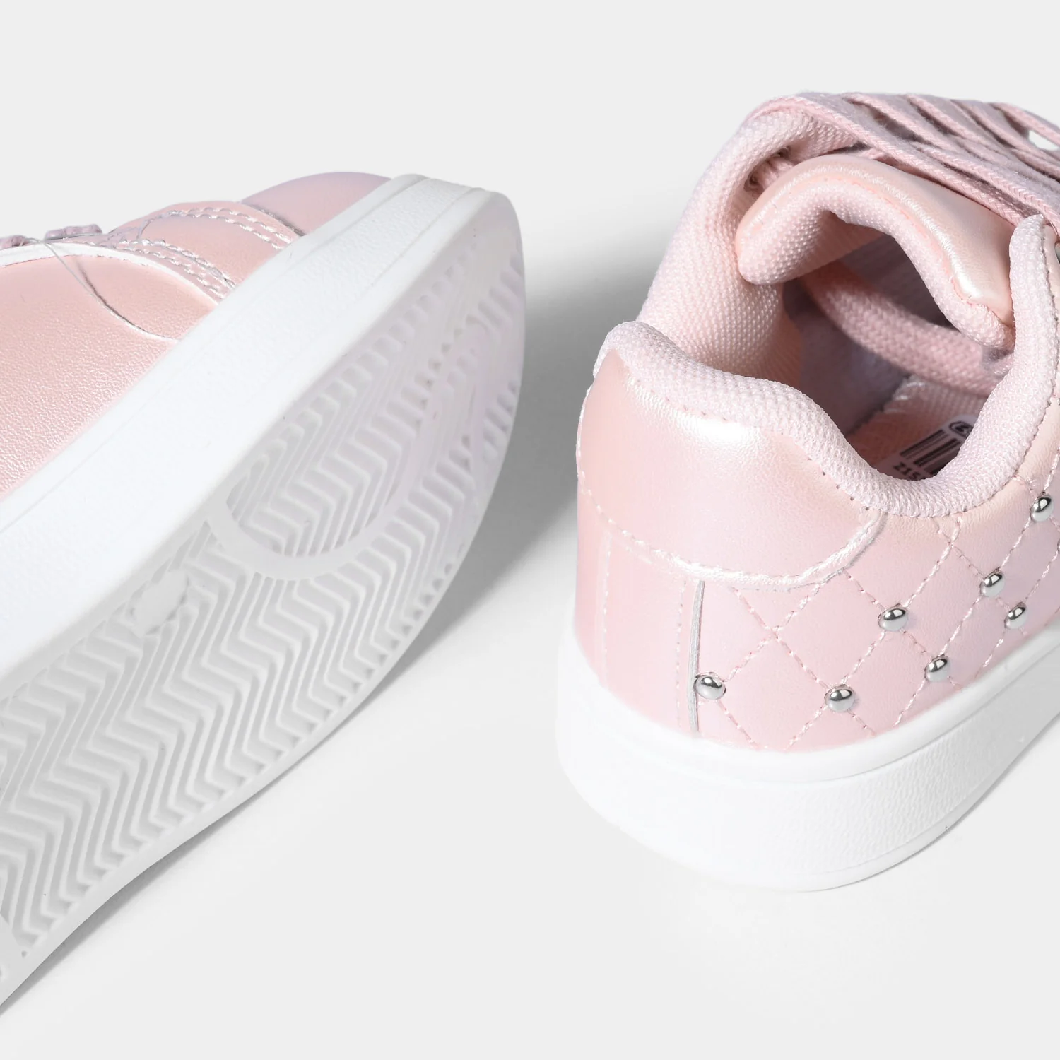 Girls Sneakers 417-12S - Pink&Silver - Image 2