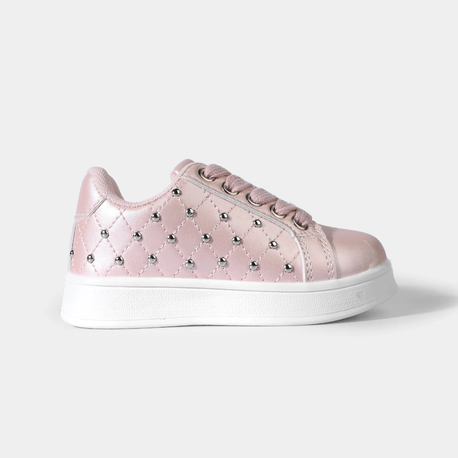 Girls Sneakers 417-12S - Pink&Silver - Image 4